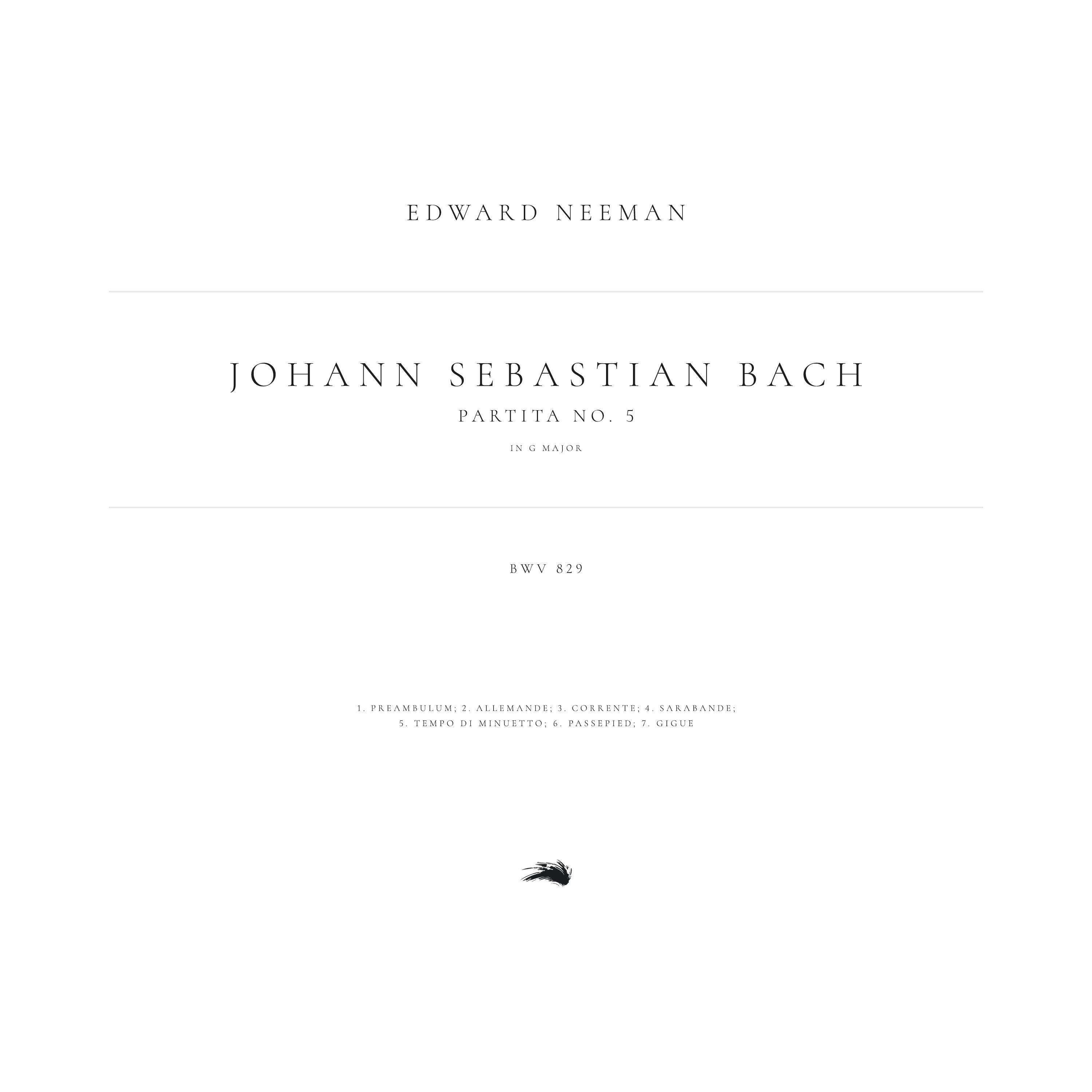 Релиз Partita No. 5 in G Major, BWV 829