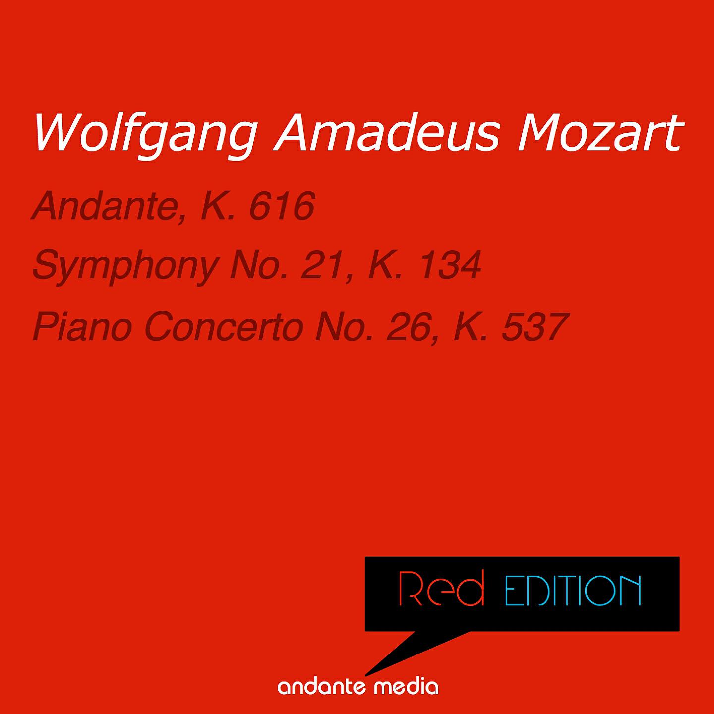 Релиз Red Edition - Mozart: Symphony No. 21, K. 134 & Piano Concerto No. 26, K. 537