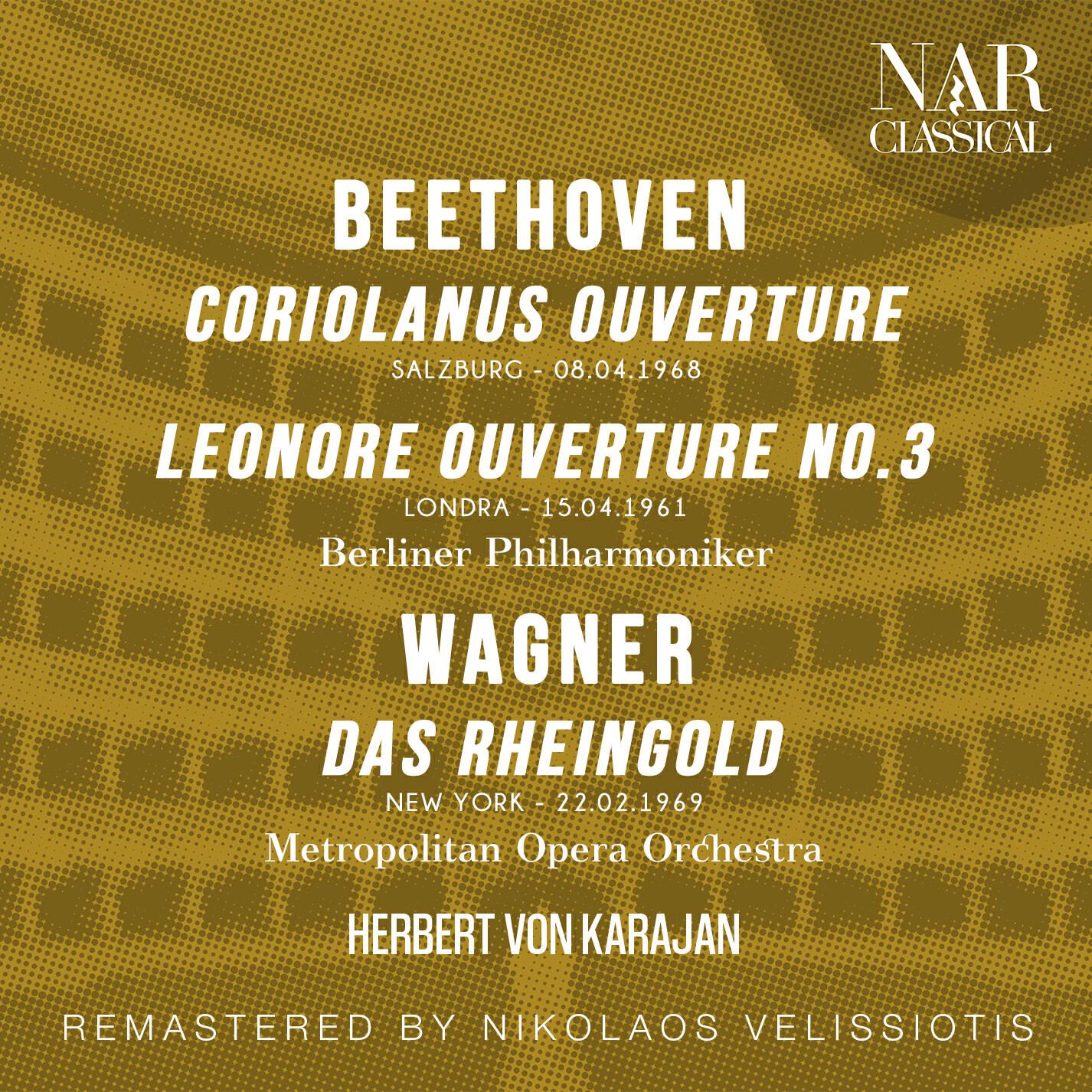Релиз Beethoven: Coriolanus Ouverture & Leonore Ouverture No. 3