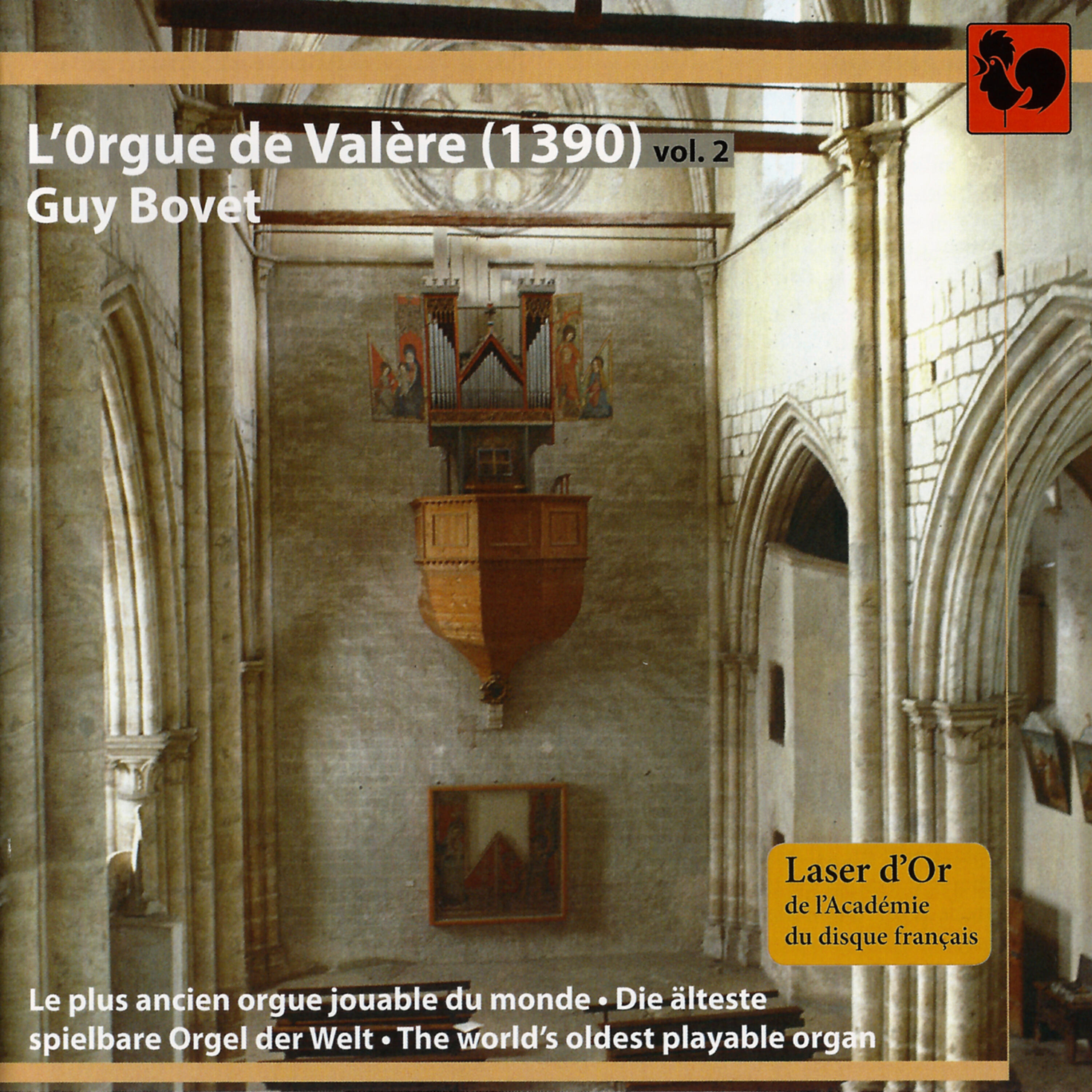 Релиз Guy Bovet à l'orgue de la Basilique de Valère (1390), The World's Oldest Playable Organ, Vol. 2
