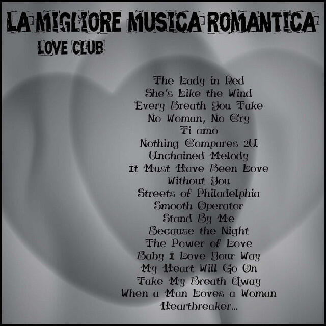 Релиз Love Club: La migliore musica romantica