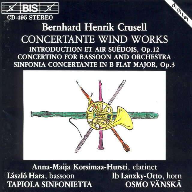 Постер альбома Crusell: Concertante / Bassoon Concertino / Introduction and Swedish Air