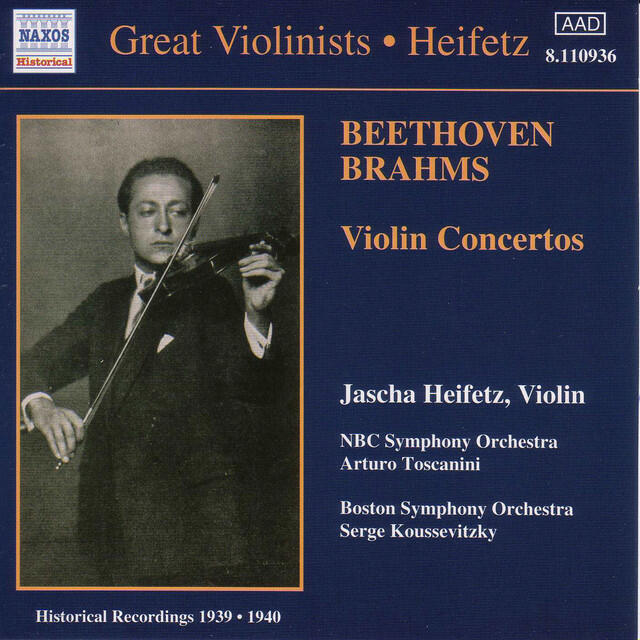 Релиз Beethoven / Brahms: Violin Concertos (Heifetz) (1939-1940)