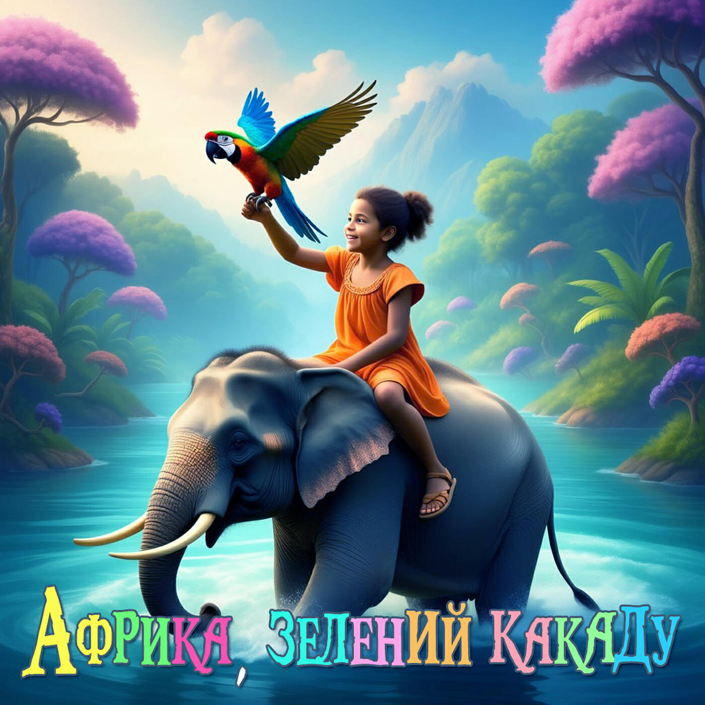 Релиз Африка, зелений какаду