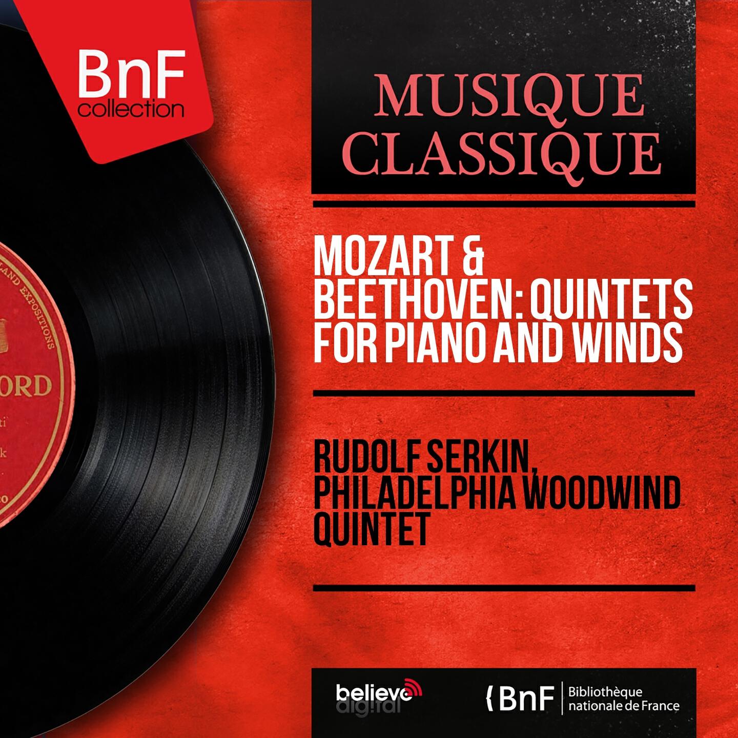 Релиз Mozart & Beethoven: Quintets for Piano and Winds (Mono Version)