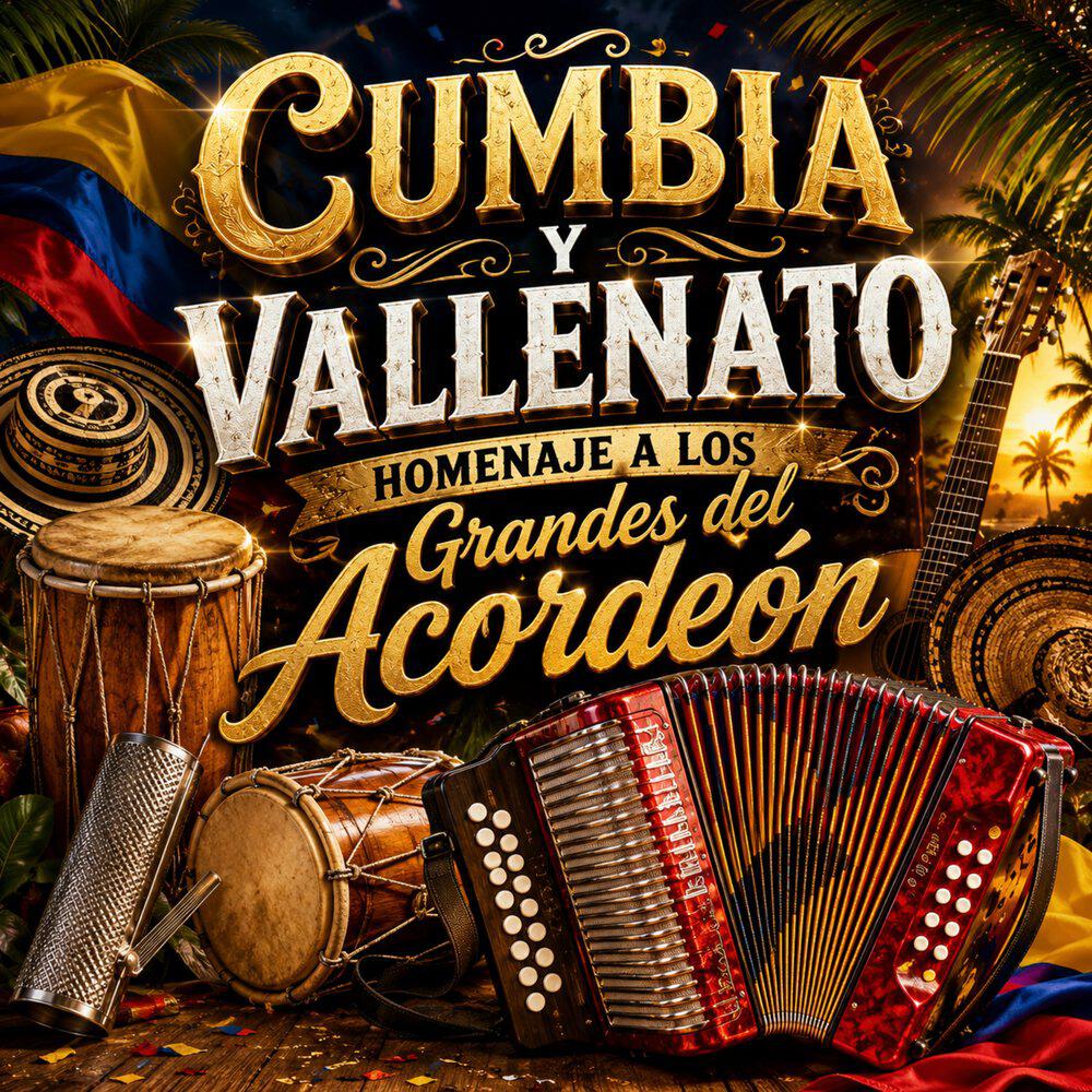 Релиз Cumbia y Vallenato Homenaje a Los Grandes Del Acordeón