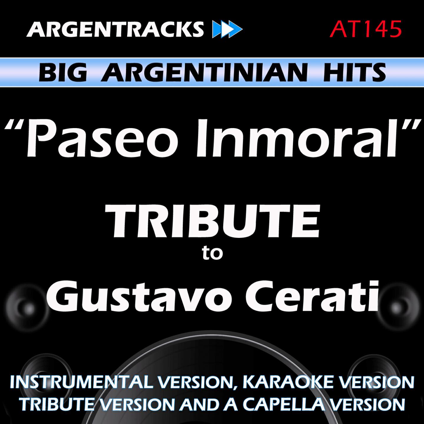 Релиз Paseo Inmoral - Tribute to Gustavo Cerati - EP