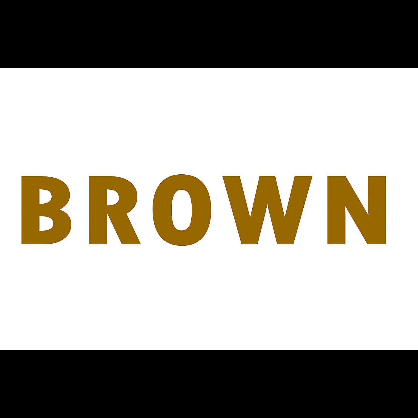 Релиз Brown