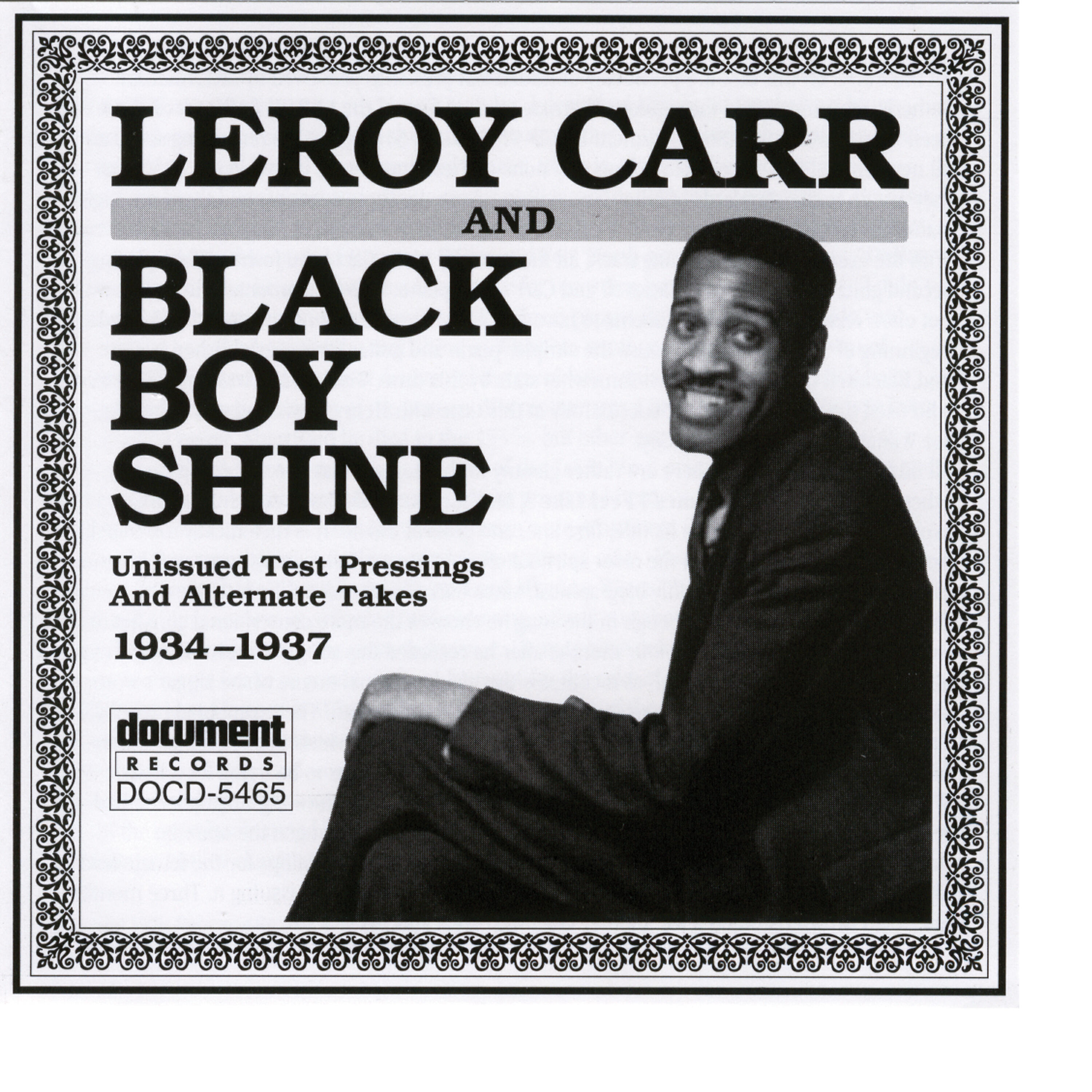 Релиз Leroy Carr & Black Boy Shine (1934-1937)