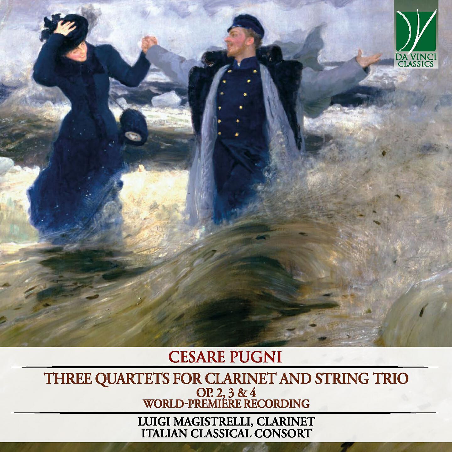 Релиз Cesare Pugni: Three Quartets for Clarinet and String Trio