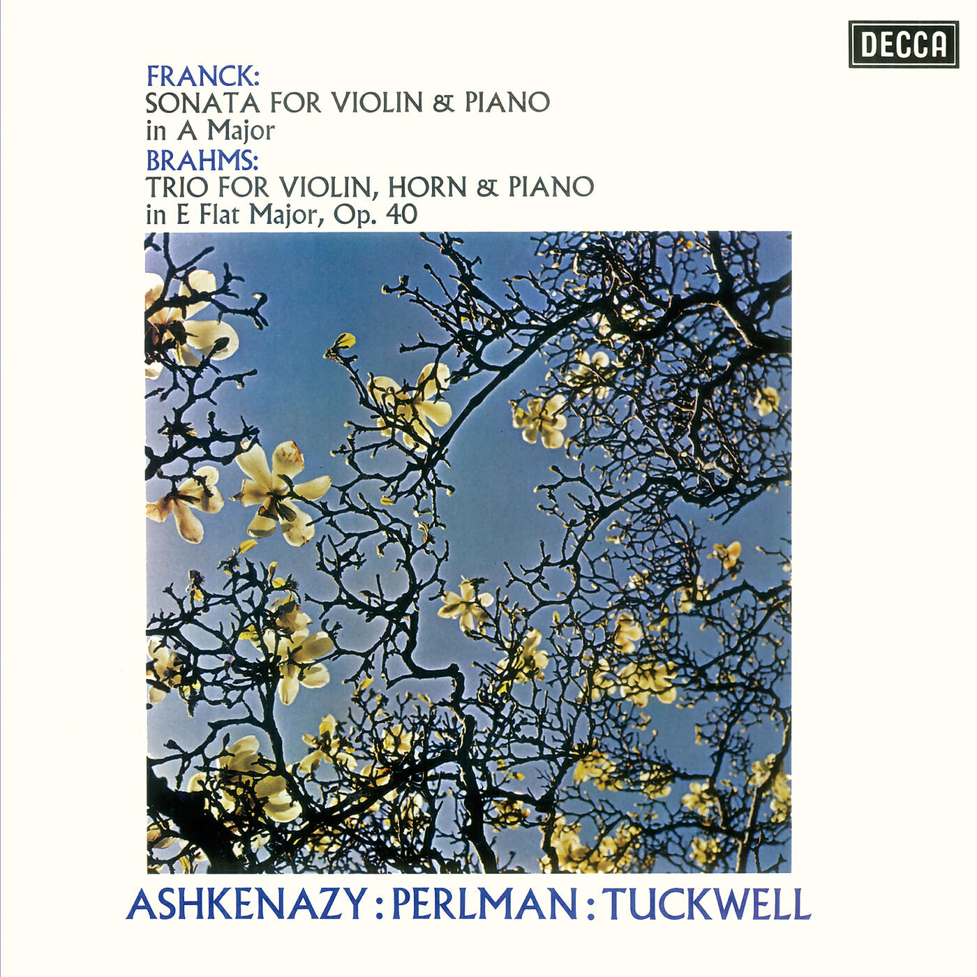 Релиз Franck: Violin Sonata / Brahms: Horn Trio