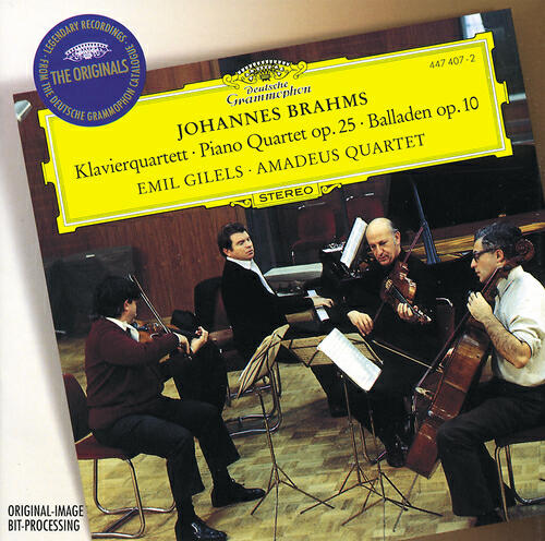 Релиз Brahms: Piano Quartet No. 1 in G Minor, Op. 25; 4 Ballades, Op. 10