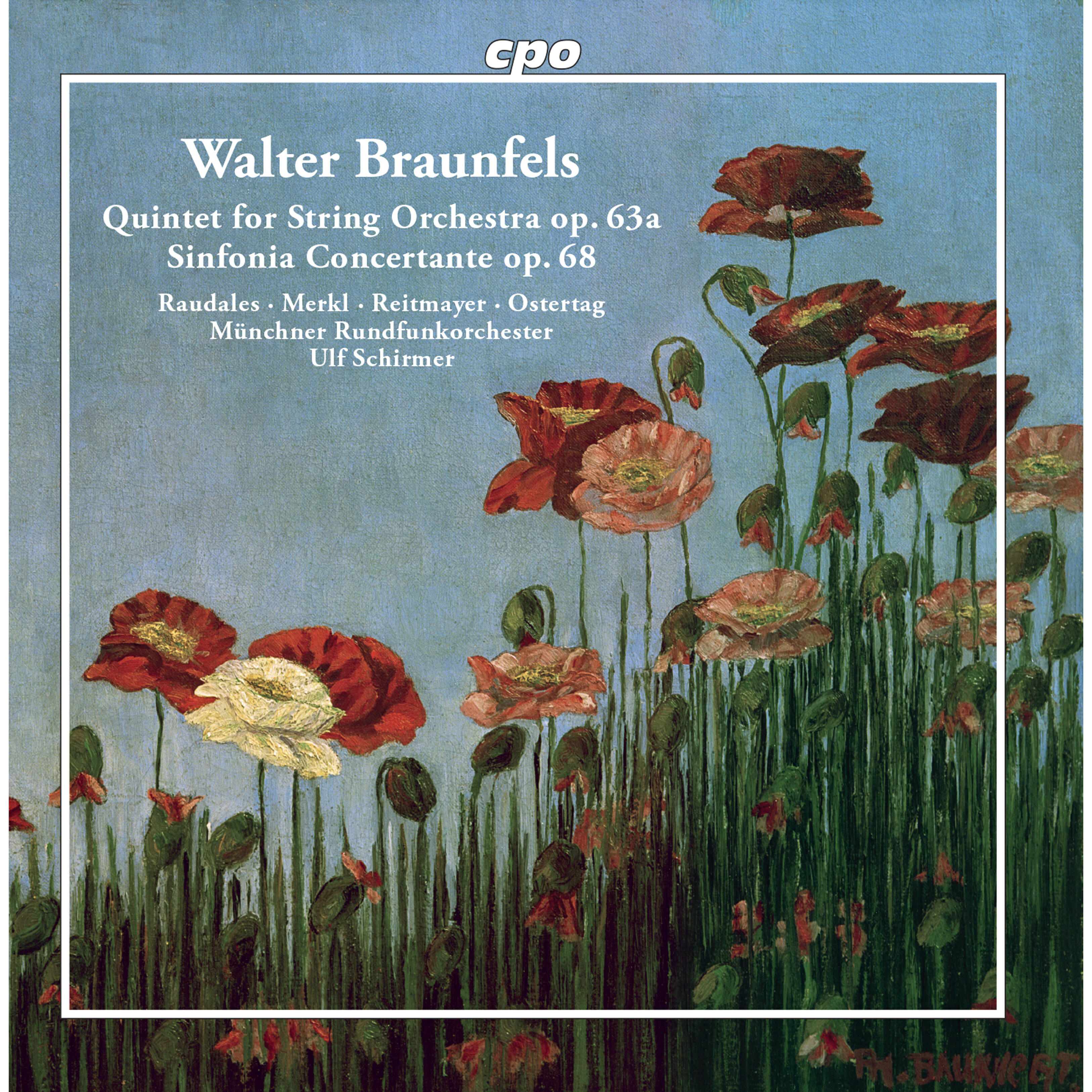 Релиз Braunfels: String Quintet, Op. 63 & Sinfonia concertante, Op. 68