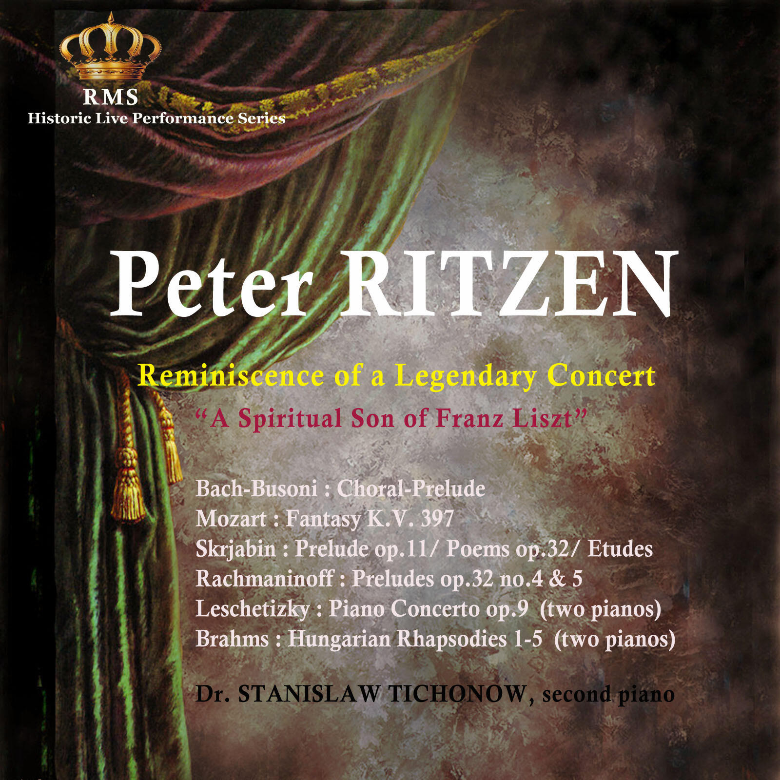 Релиз Peter Ritzen: Reminiscence of a Legendary Concert