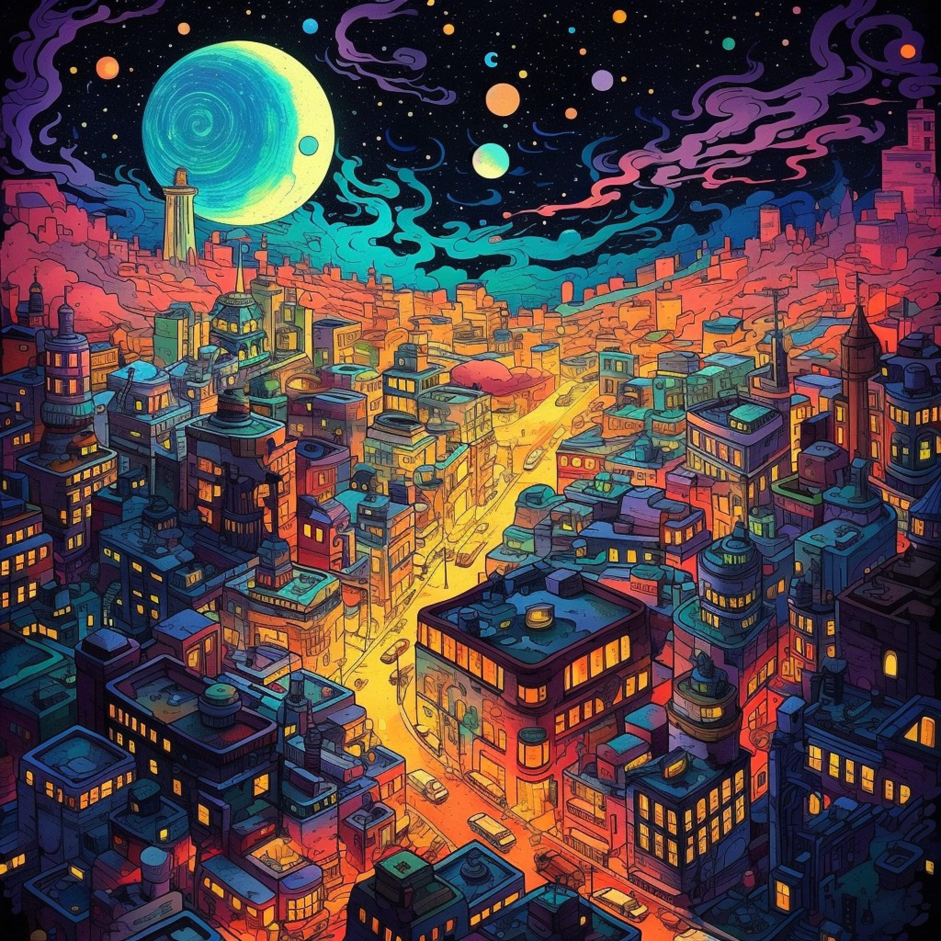 Релиз 夜色覆盖城市
