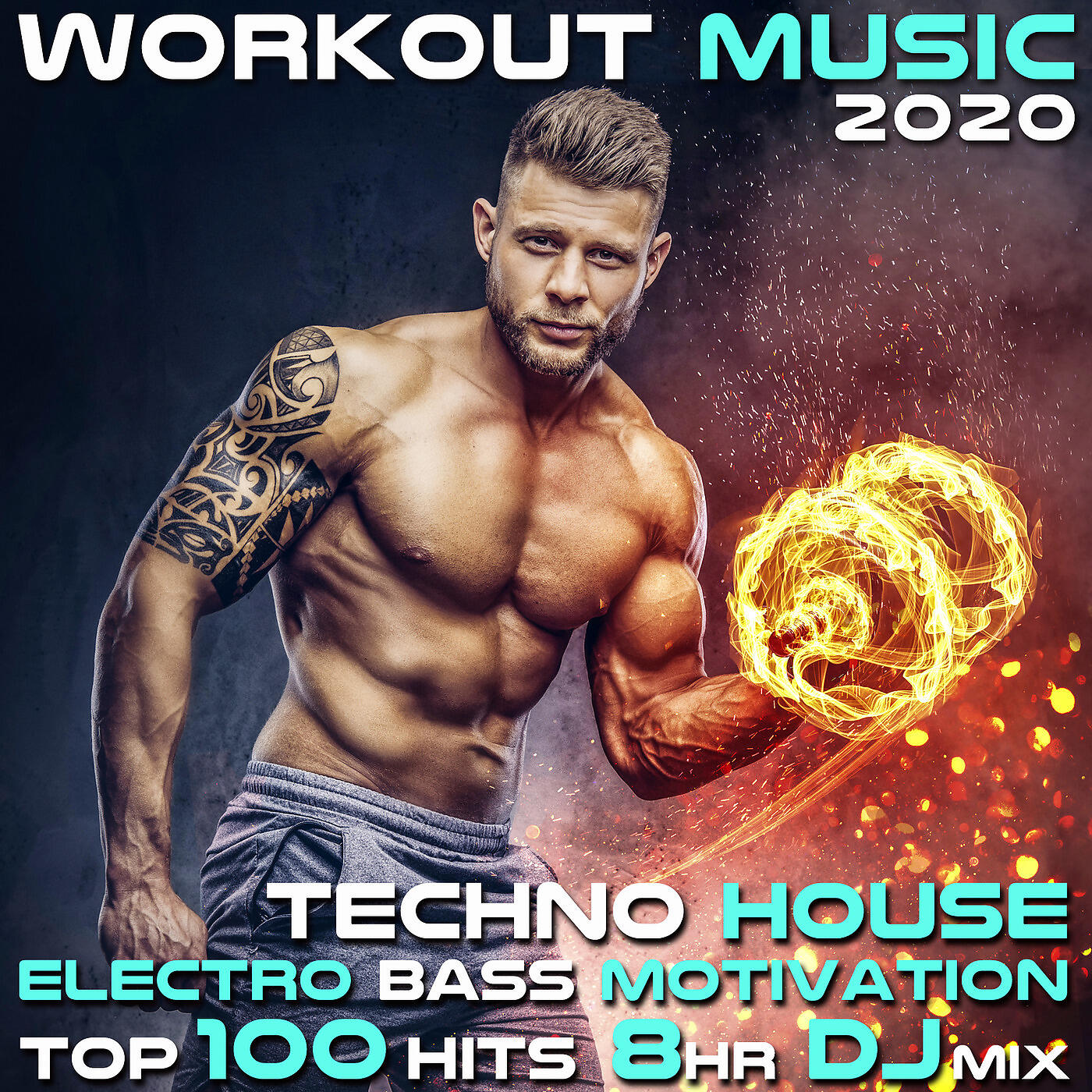 Релиз Workout Music 2020 Techno House Electro Bass Motivation Top 100 Hits 8 Hr DJ Mix