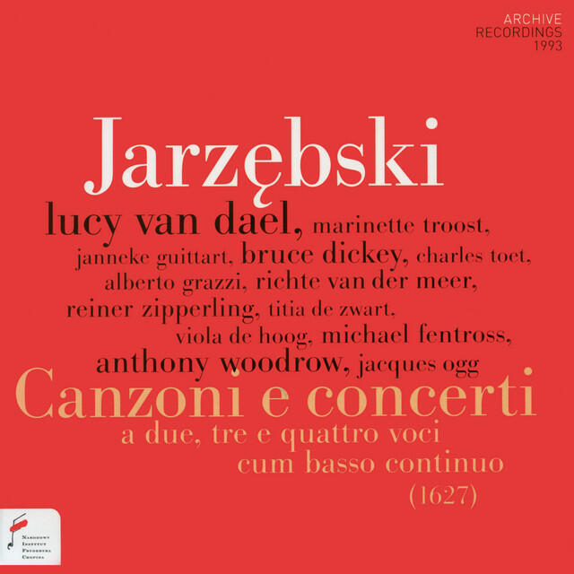 Релиз Adam Jarzębski: Canzoni e concerti