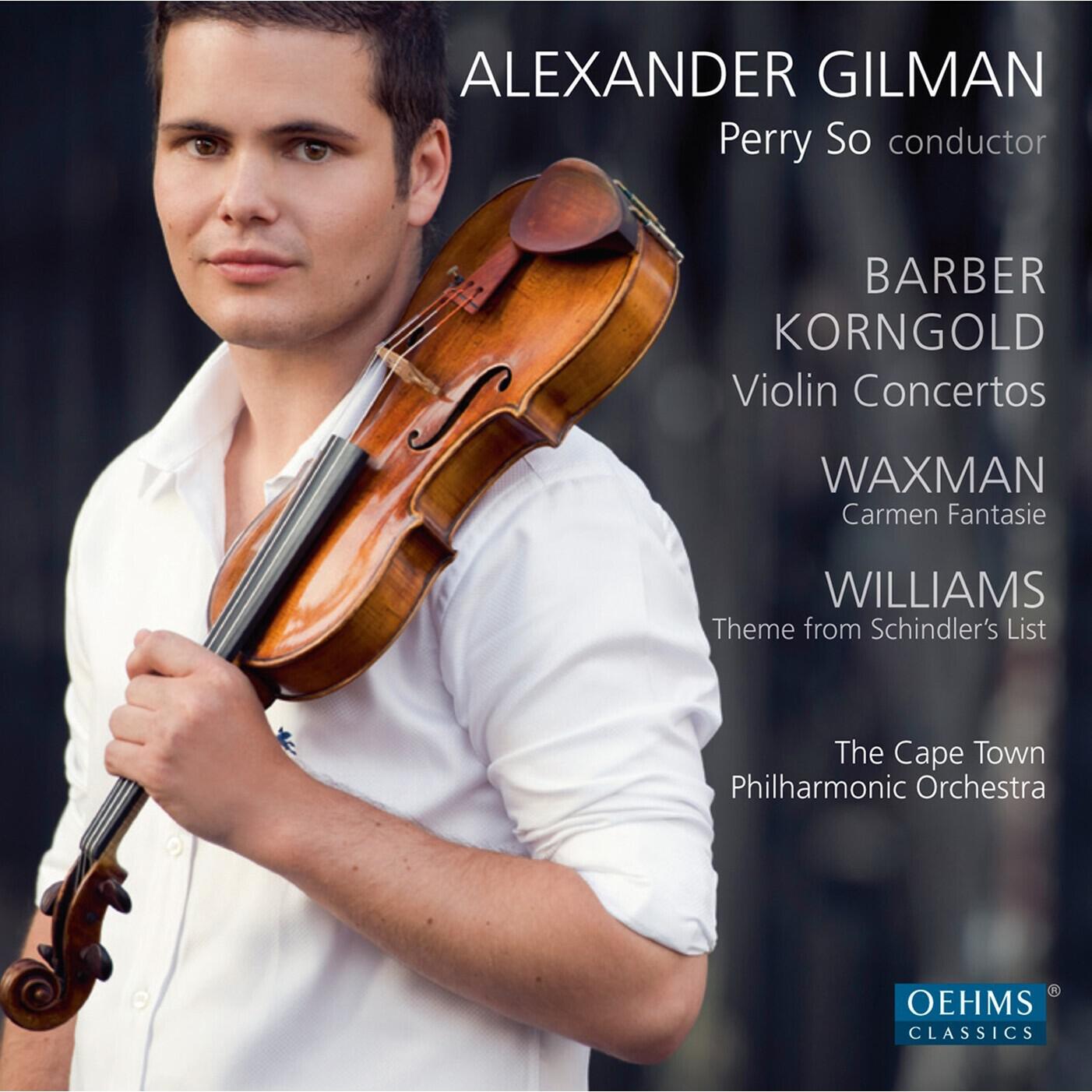 Релиз Barber - Korngold: Violin Concertos - Waxman: Carmen Fantasie - Williams: Schindler's List: Main title theme