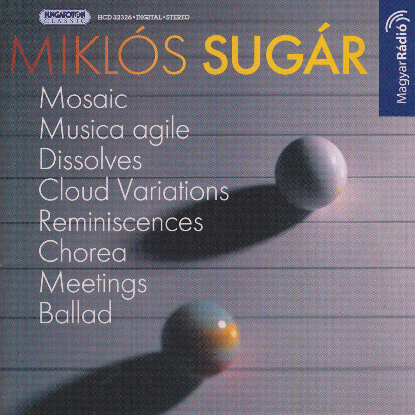 Релиз Sugar, M.: Mosaic / Musica Agile / Dissolves / Cloud Variations / Reminiscences / Chorea / Meetings