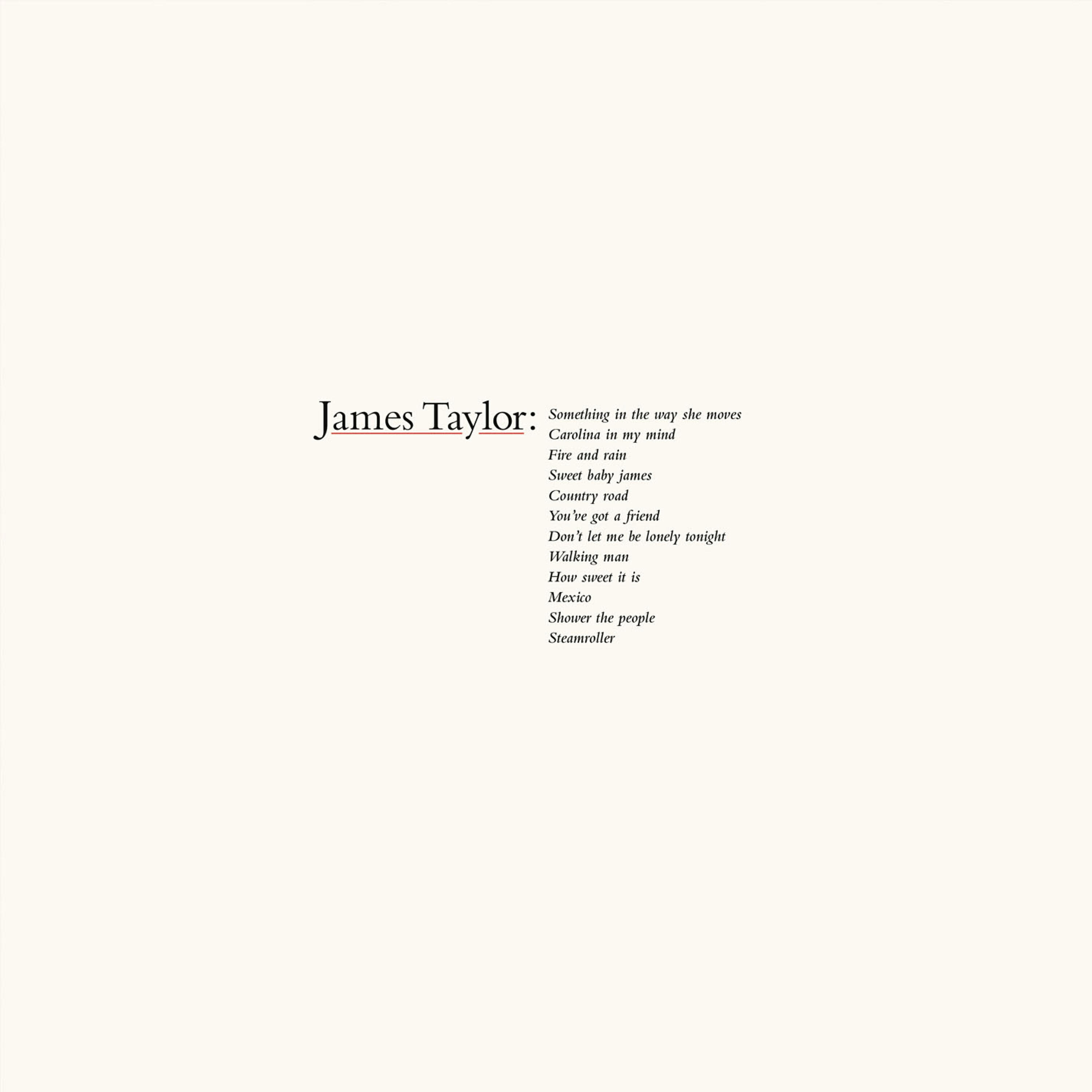 Релиз James Taylor's Greatest Hits (2019 Remaster)