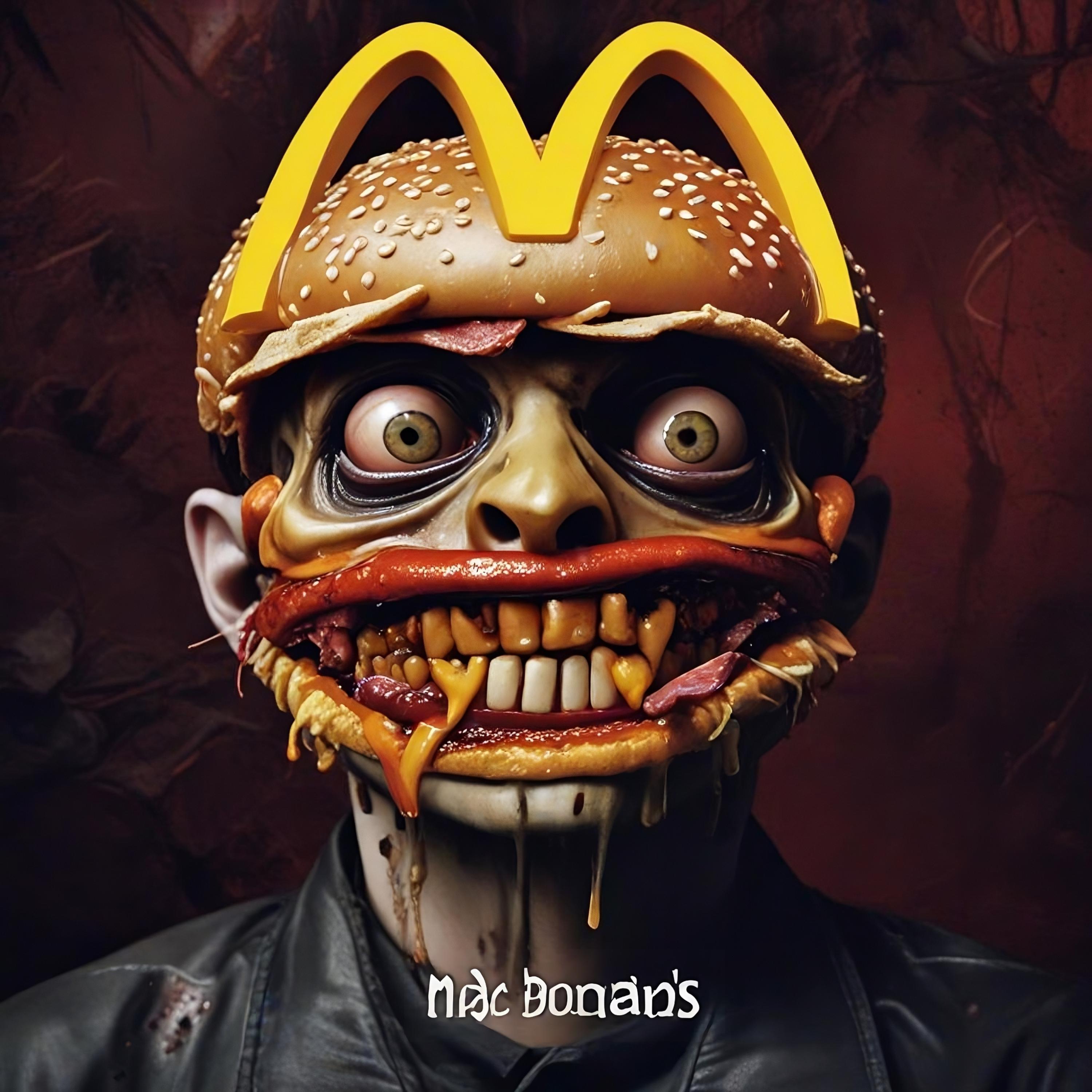 Постер альбома McDonalds x Burger King a Indústria da Morte