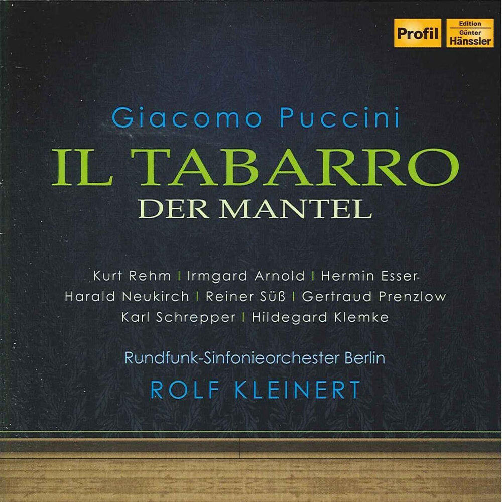 Релиз Puccini: Il tabarro