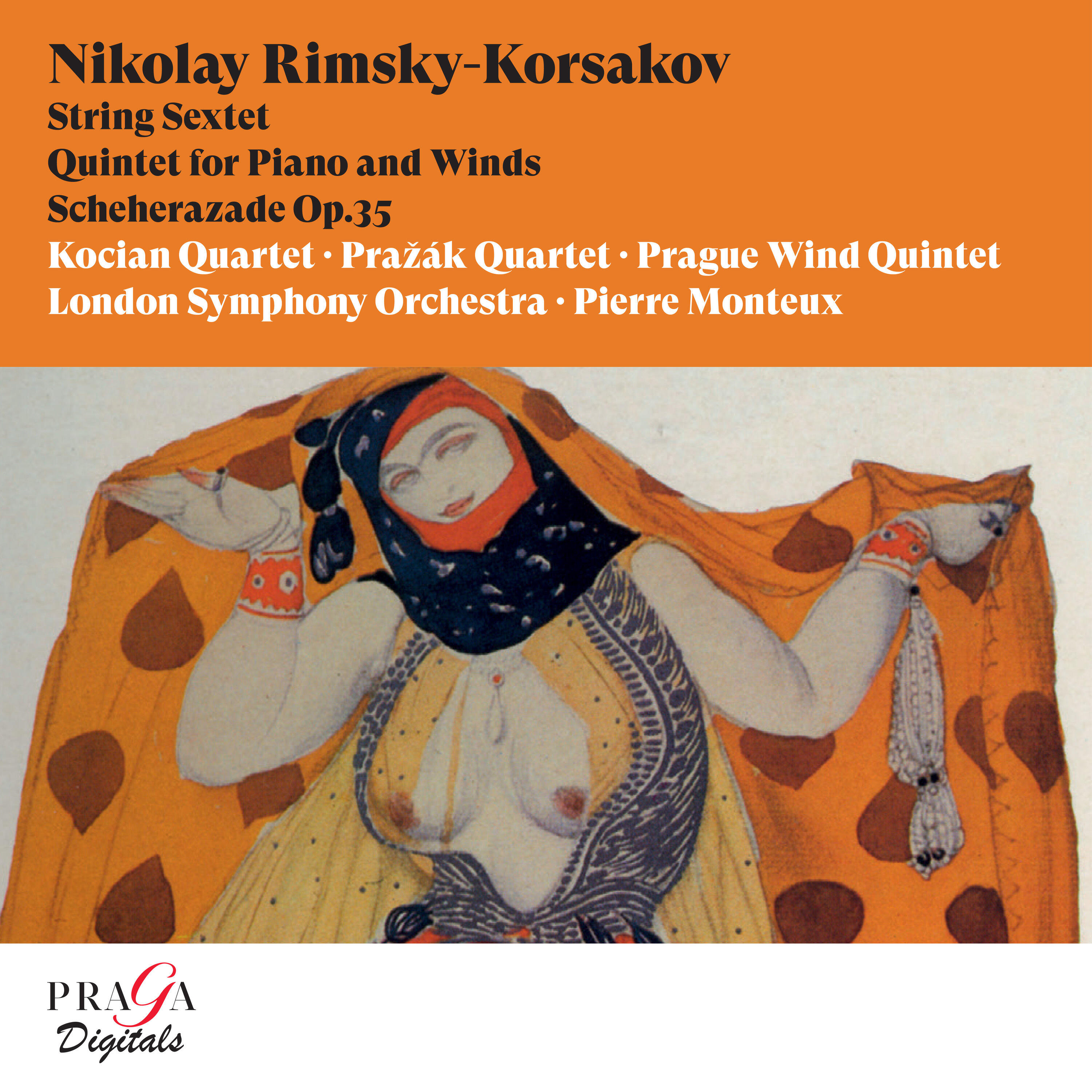 Релиз Nikolay Rimsky-Korsakov: String Sextet, Quintet for Piano and Winds, Schéhérazade