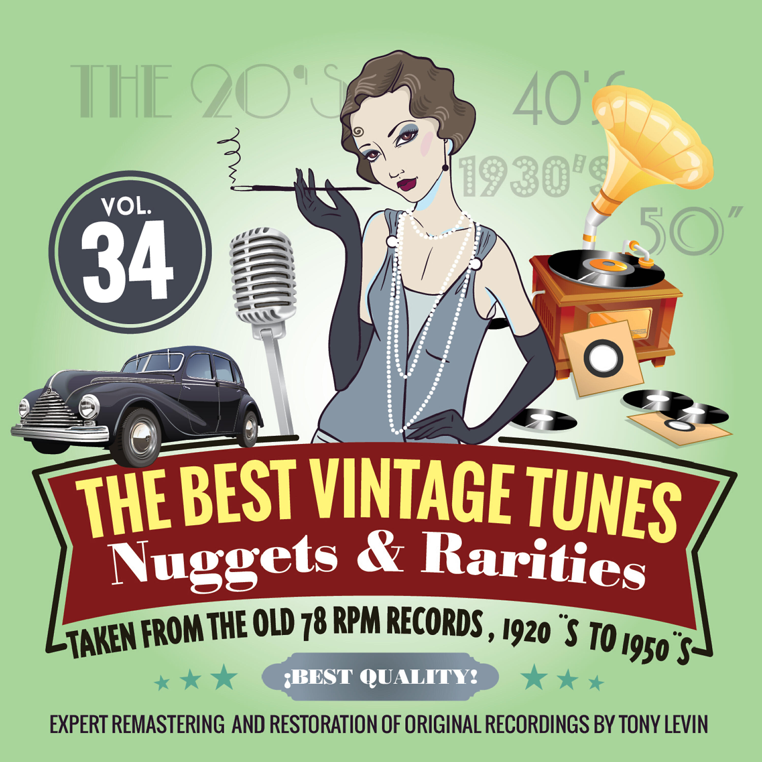 Постер альбома The Best Vintage Tunes. Nuggets & Rarities Vol. 34