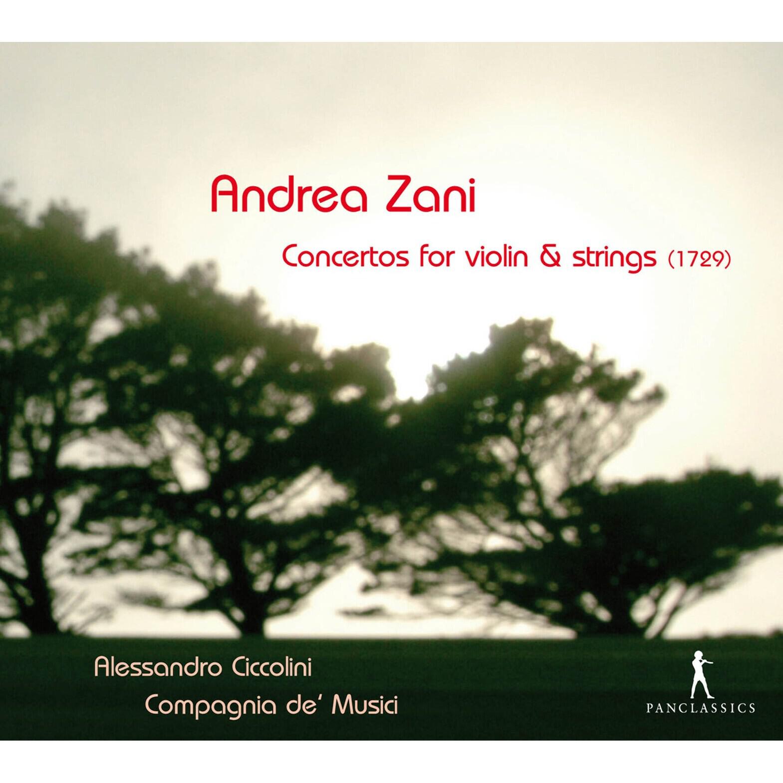 Релиз Zani: Concertos for violin and strings