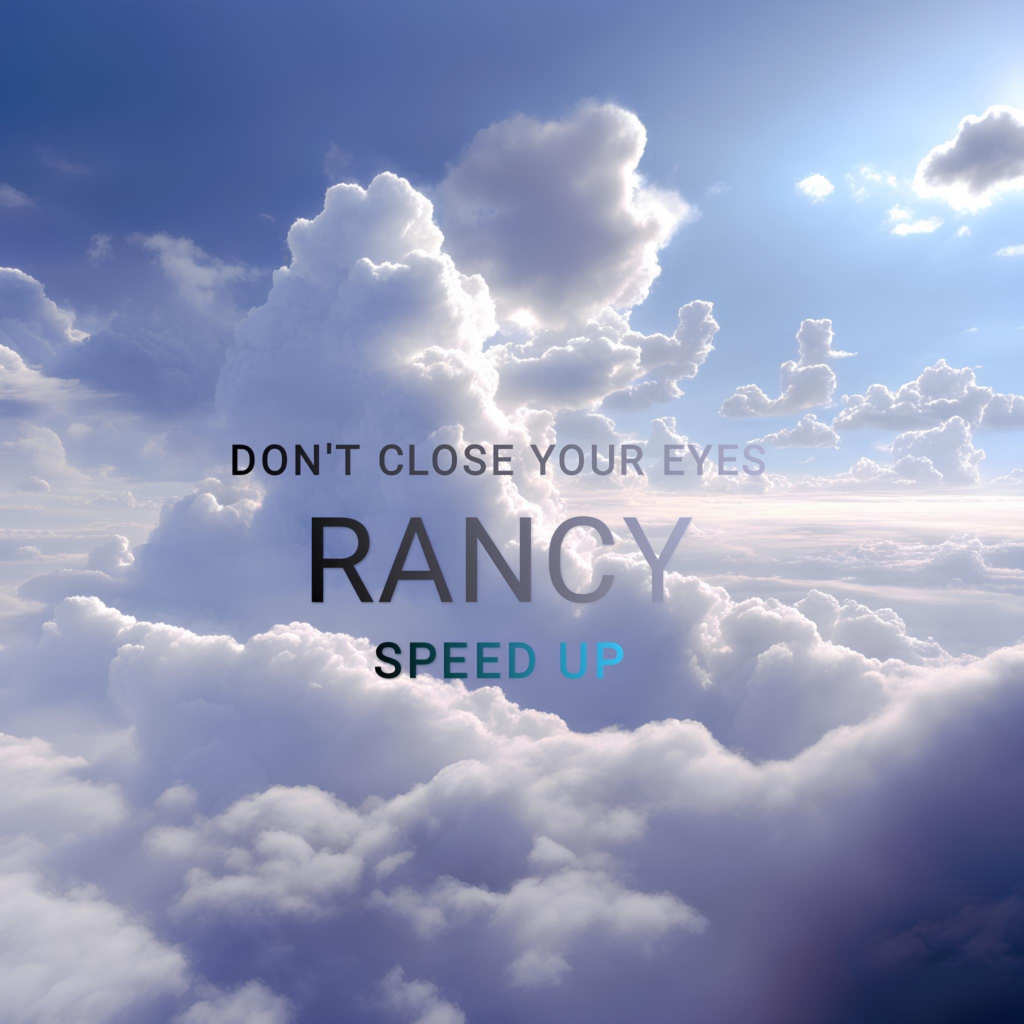 Релиз Don't Close Your Eyes (Speed Up)