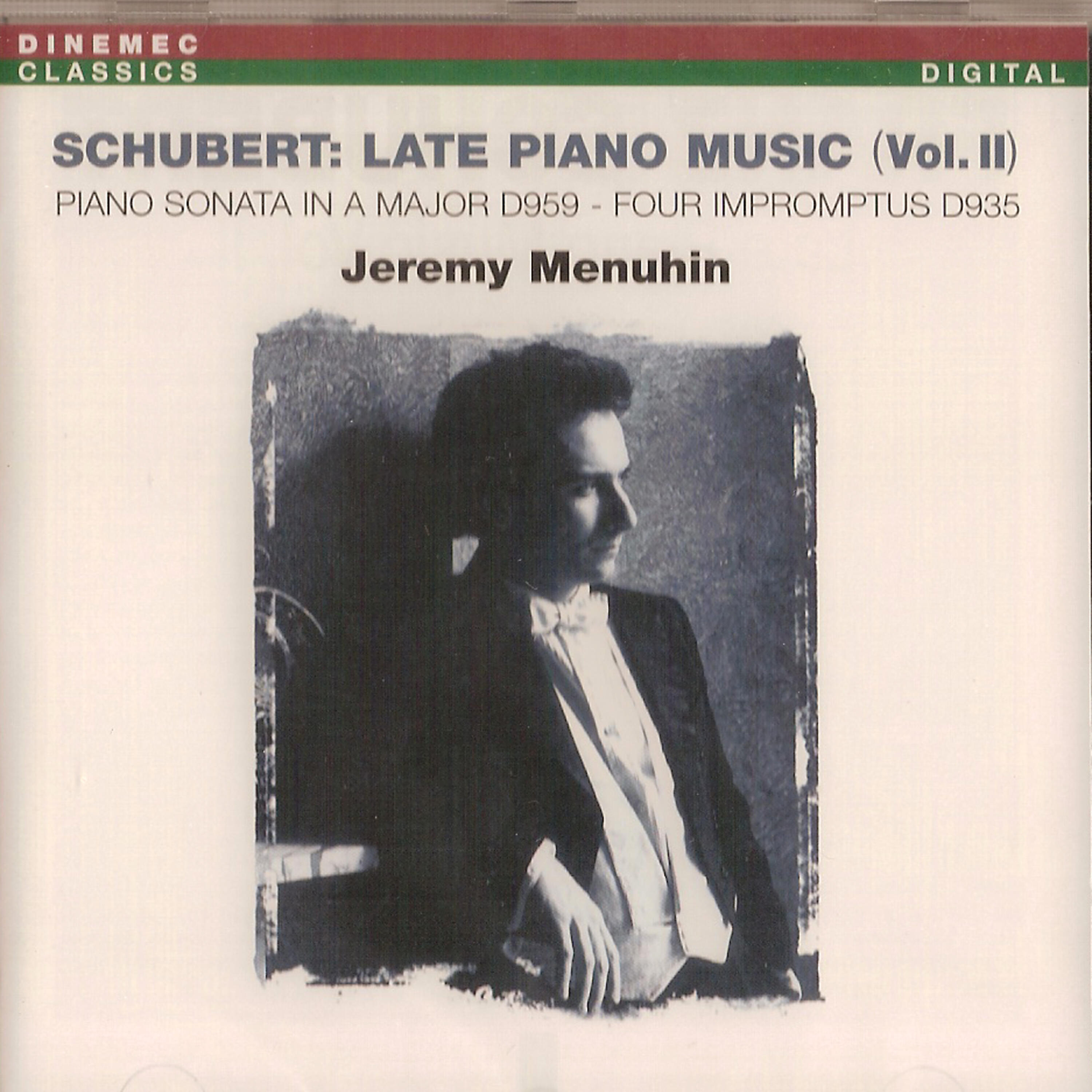 Релиз Schubert: Late Piano Music Vol. 2