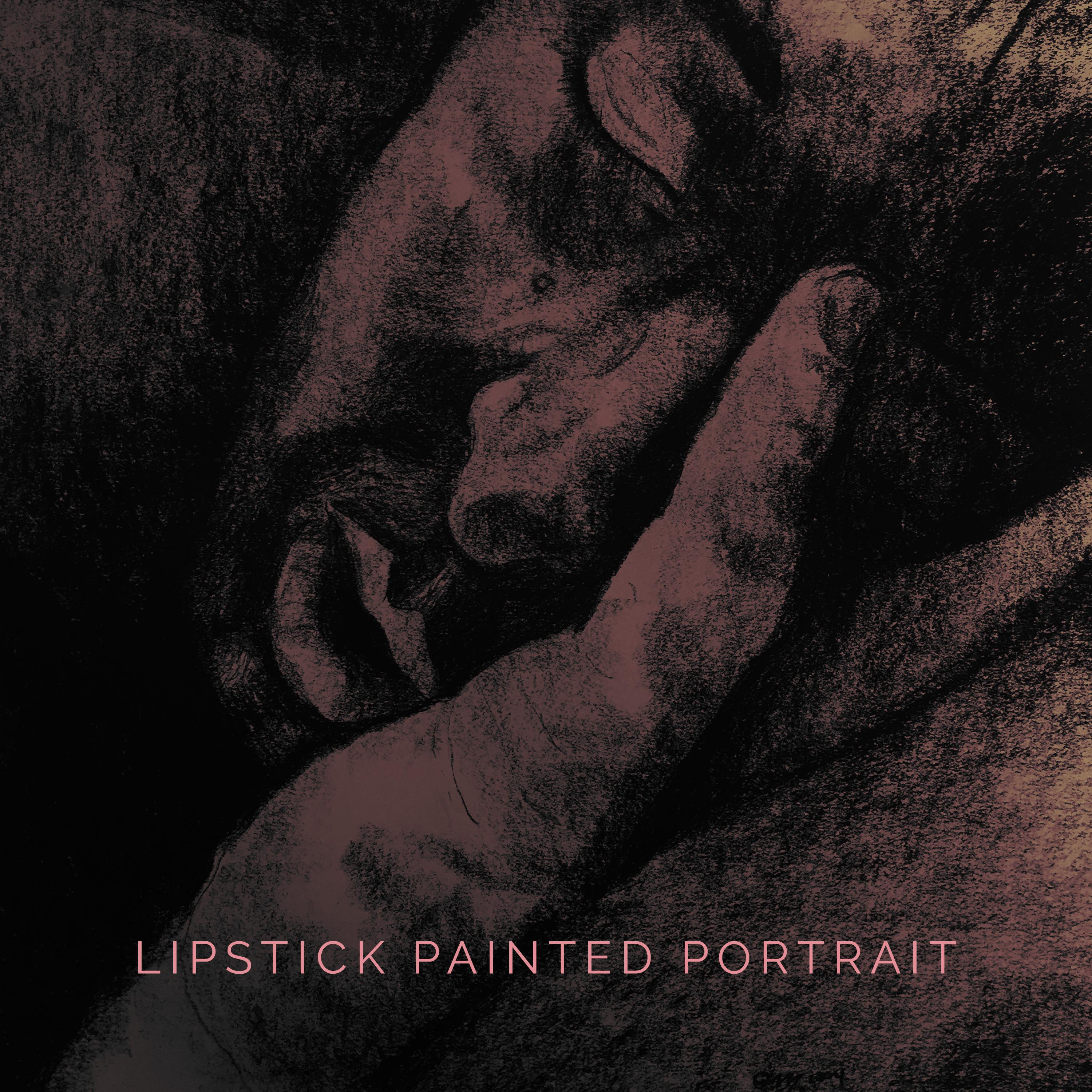 Lipstick Painted Portrait