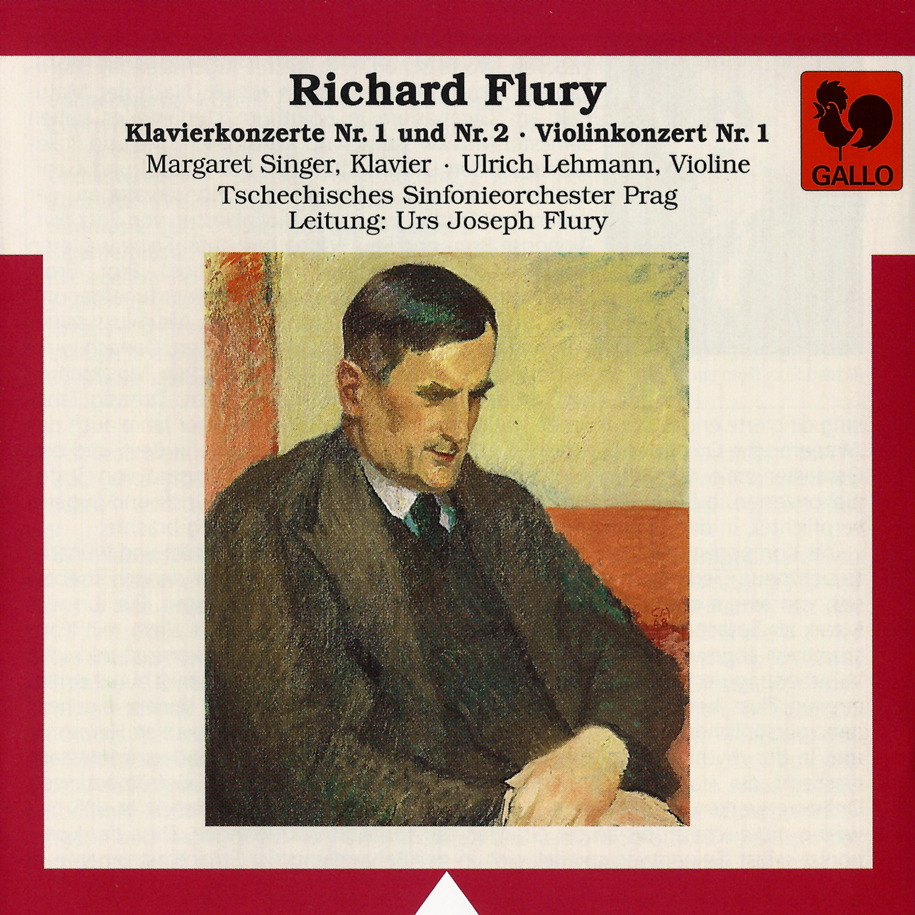 Релиз Richard Flury: Piano Concertos No. 1 & No. 2 – Violin Concerto No. 1