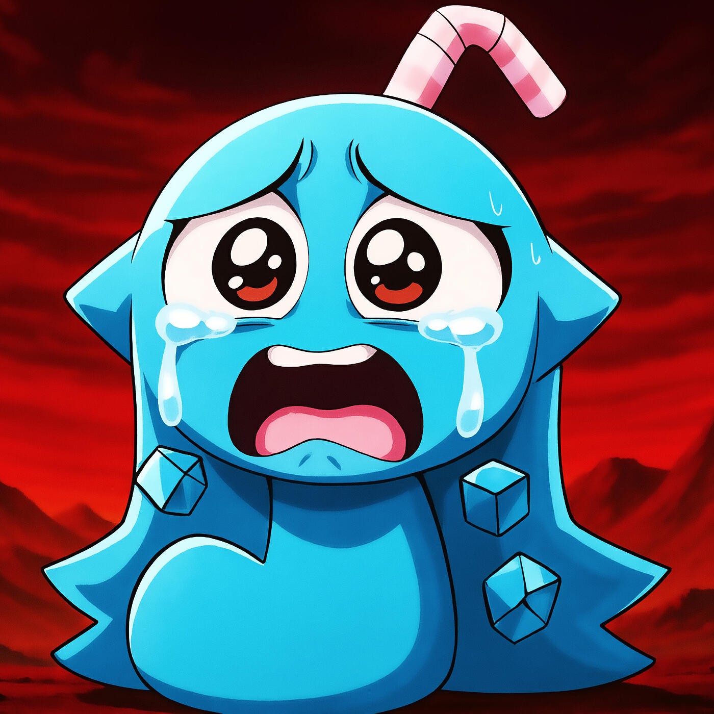 Релиз Sprunki Aqua Girl Sad