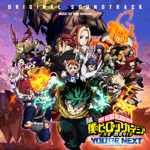 Релиз My Hero Academia: You're Next Original Soundtrack