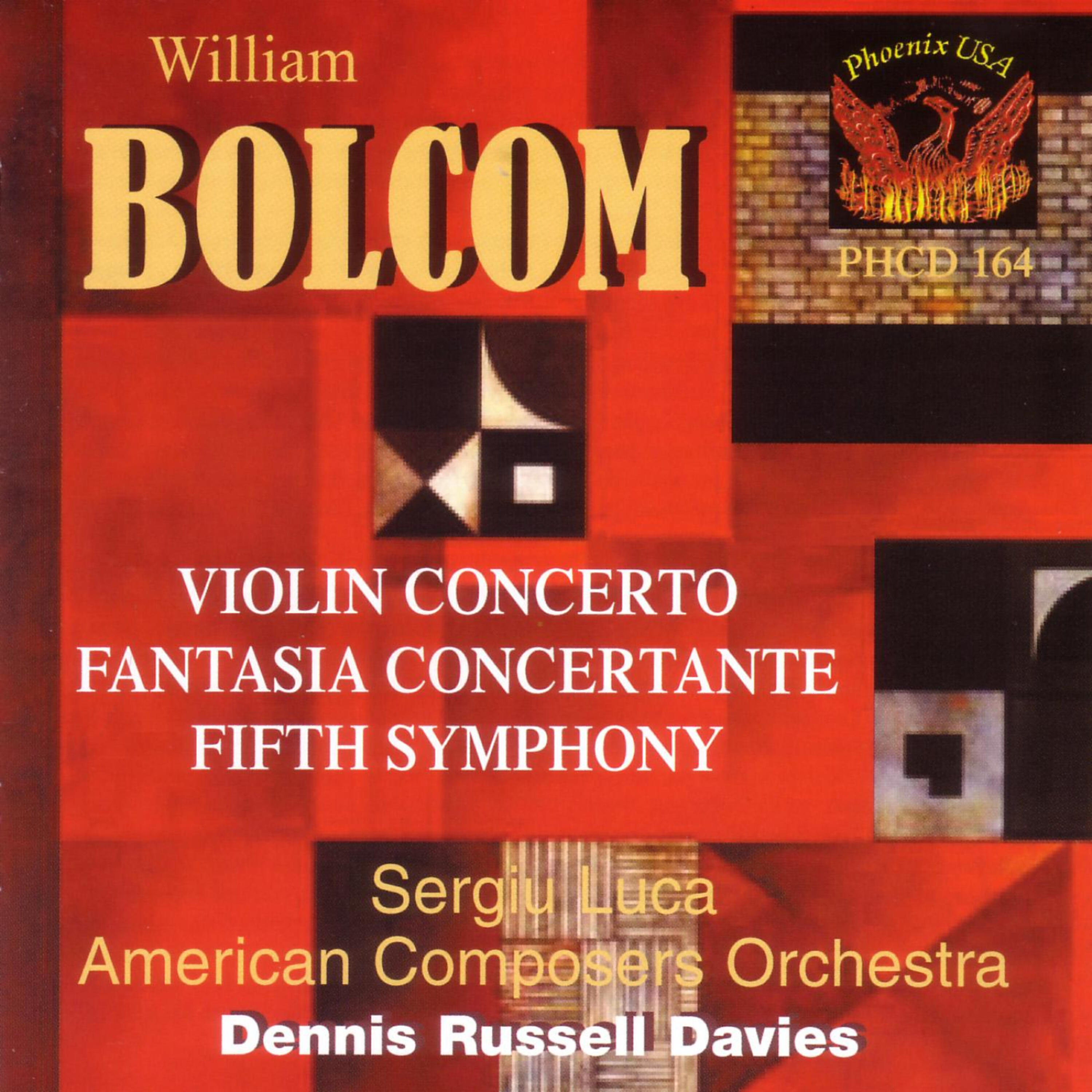 Релиз William Bolcom: Fifth Symphony, Violin Concerto