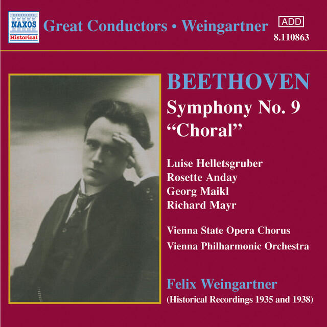 Релиз Beethoven: Symphony No. 9 (Weingartner) (1935)