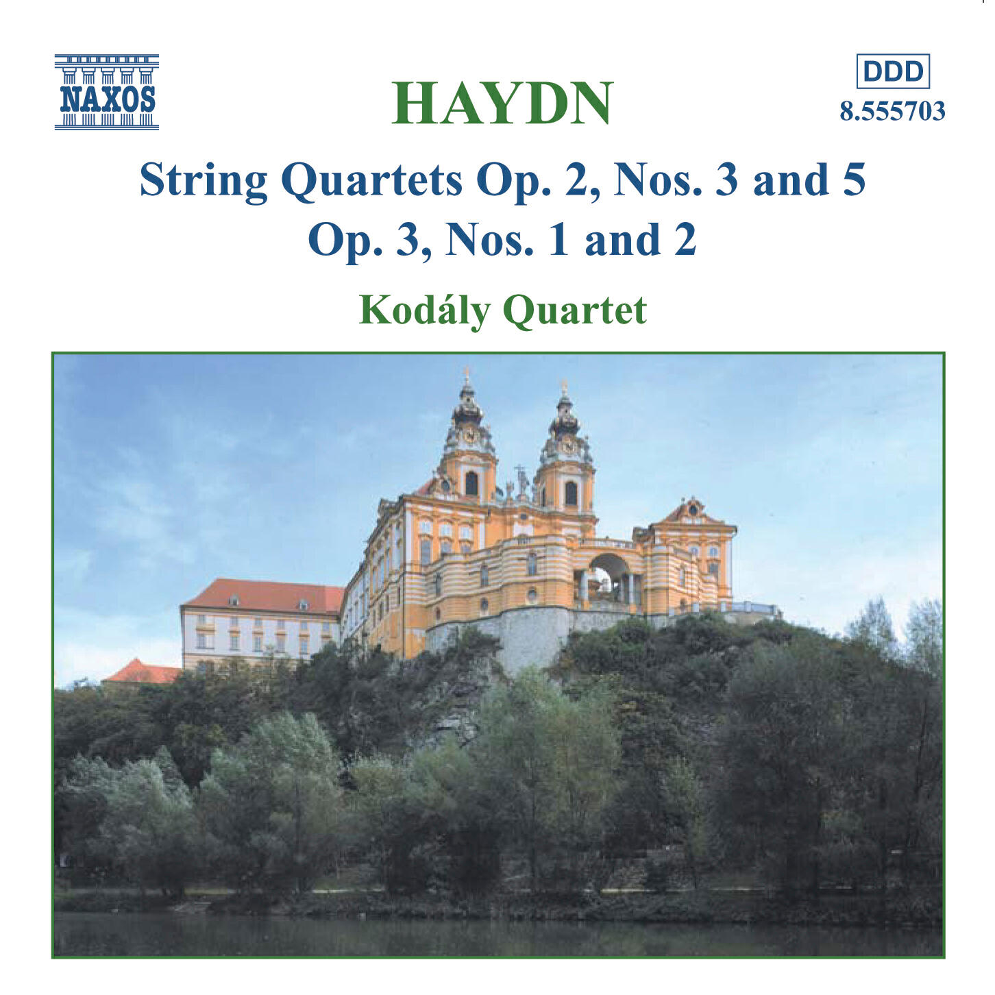 Релиз Haydn: String Quartets Op. 2, Nos. 3 and 5 / Op. 3, Nos. 1-2