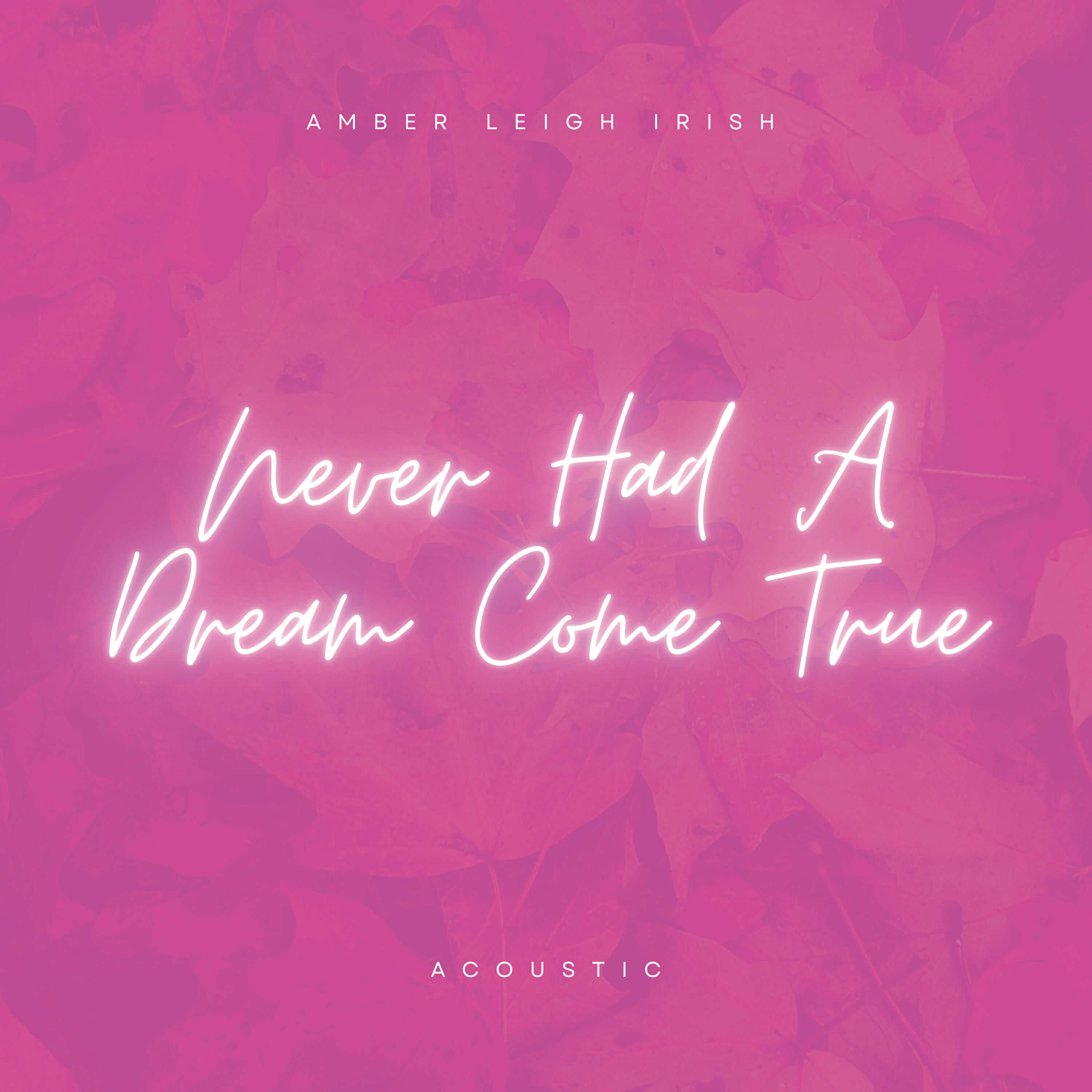 Релиз Never Had a Dream Come True (Acoustic)