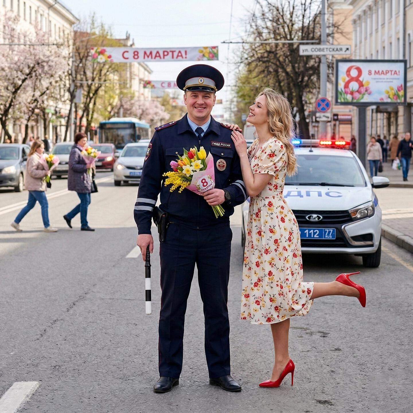 Релиз ГАИ встречает 8 марта