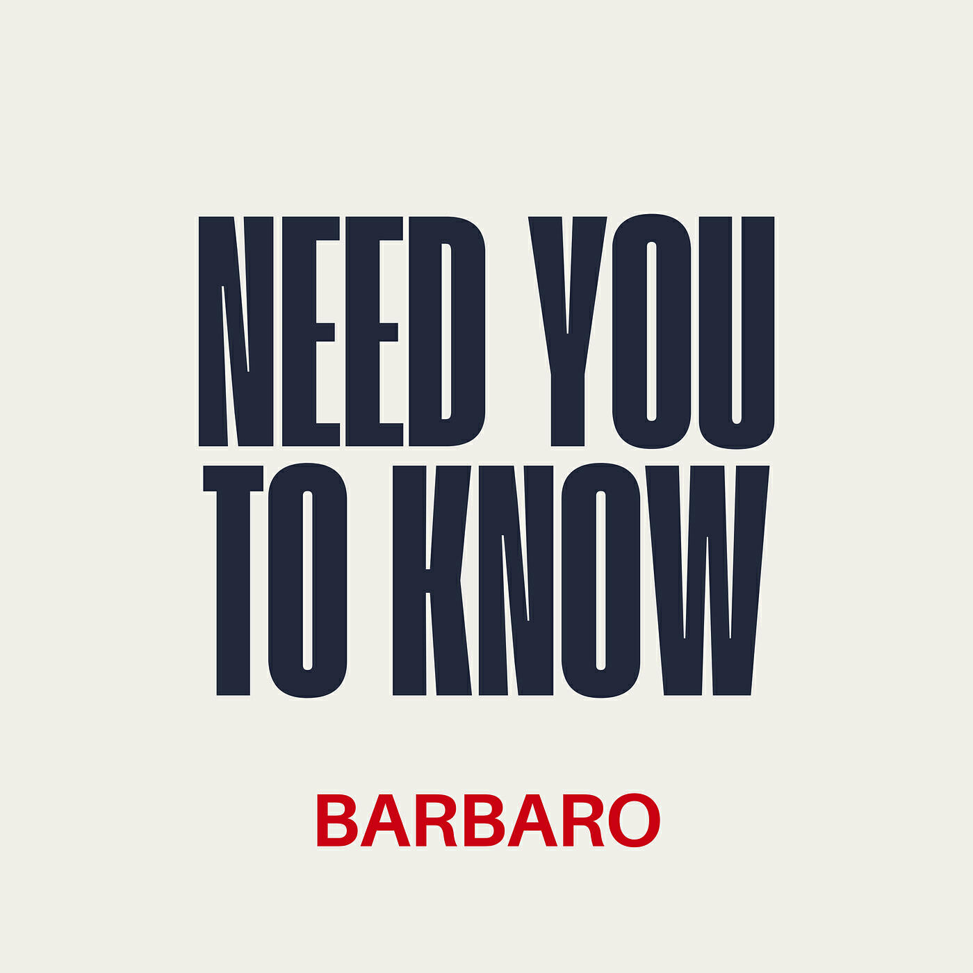 Релиз Need You to Know