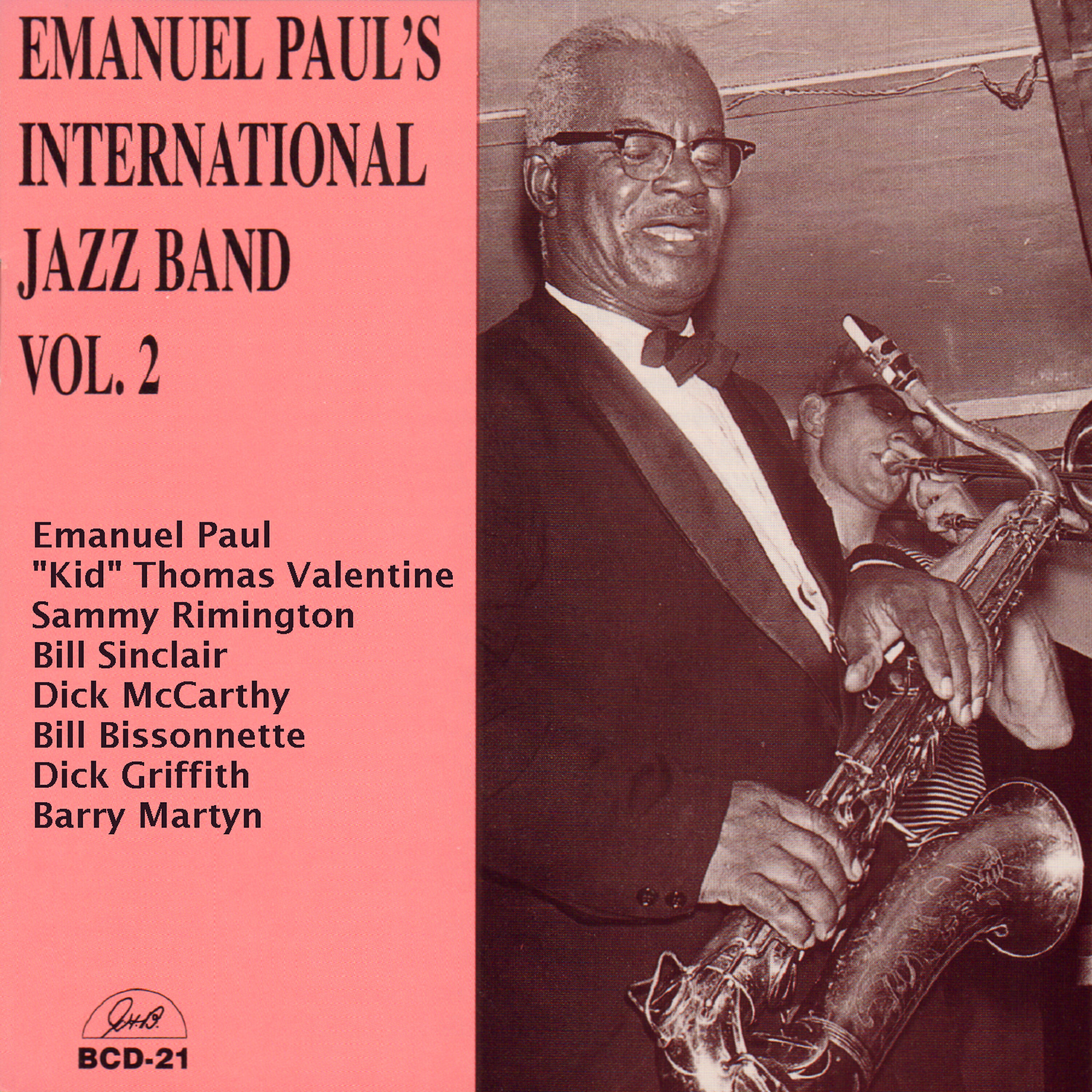 Релиз Emanuel Paul's International Jazz Band, Vol.2