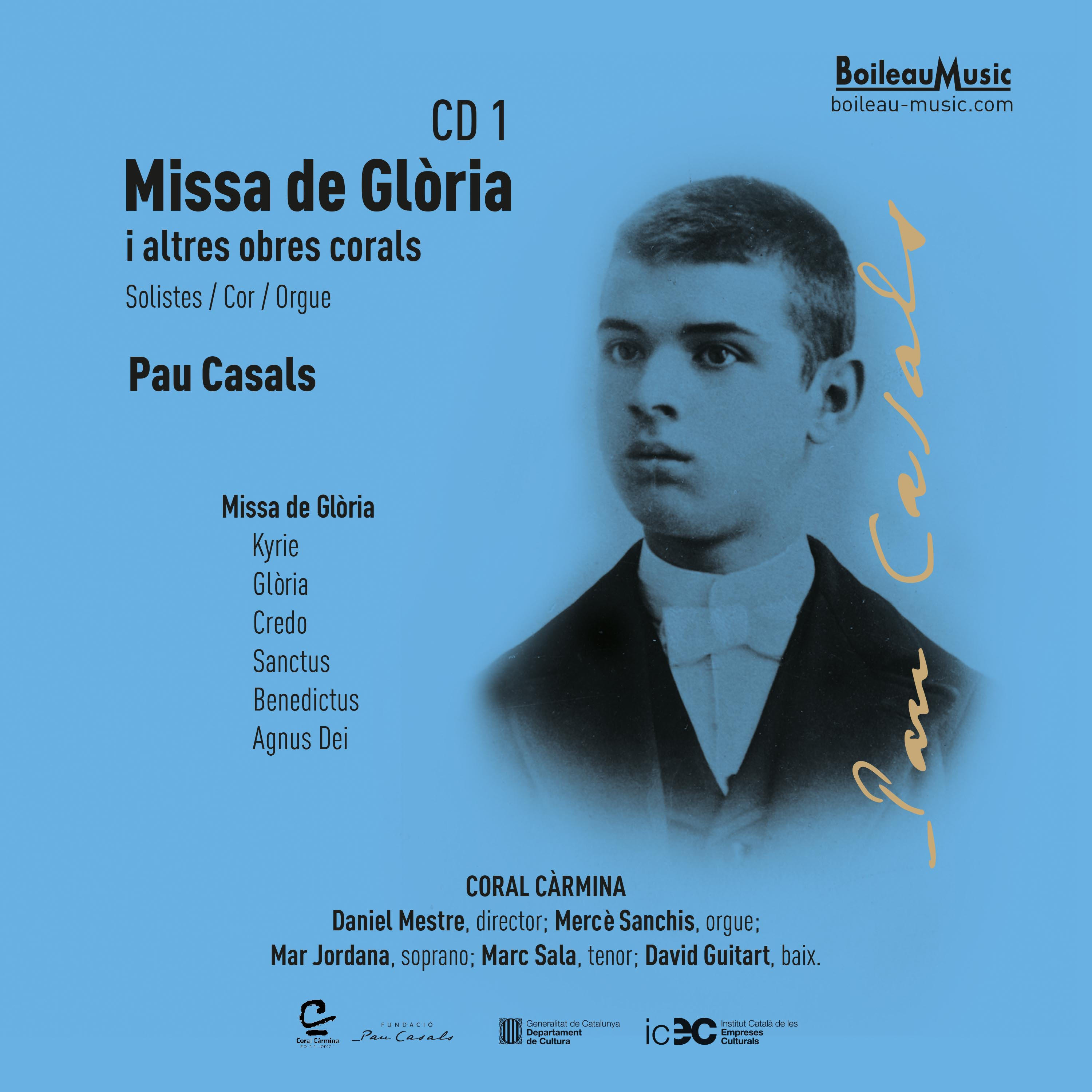 Релиз Missa de Glòria i altres obres corals (CD 1)