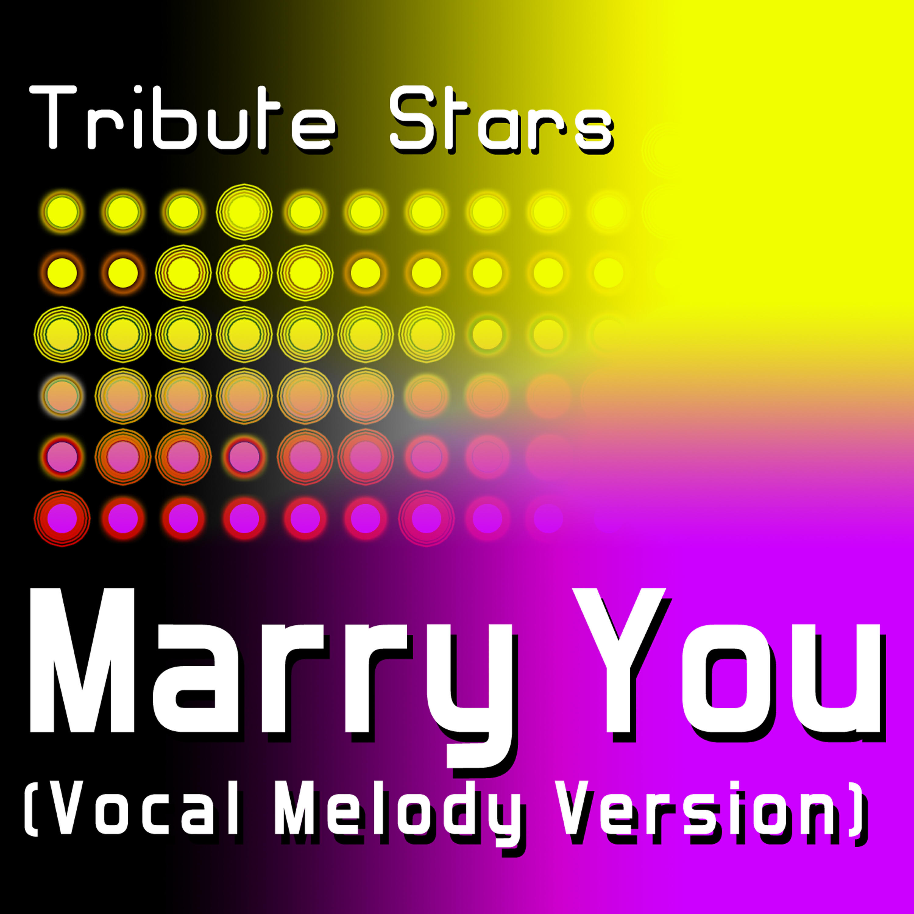 Релиз Bruno Mars - Marry You (Vocal Melody Version)