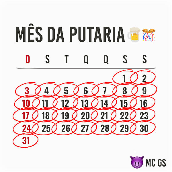 Релиз Mês da Putaria
