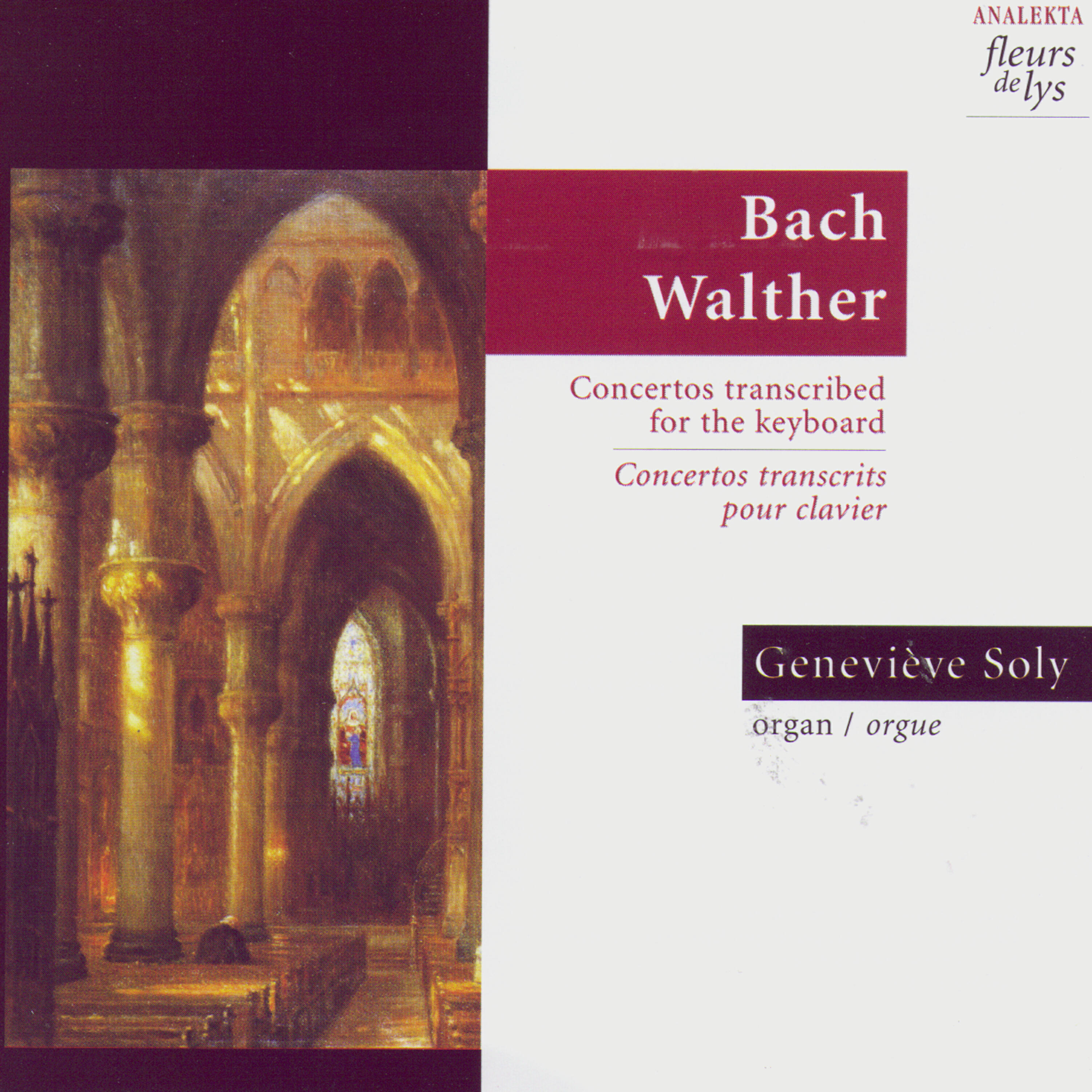 Релиз Bach & Walther Organ Transcriptions for Keyboard