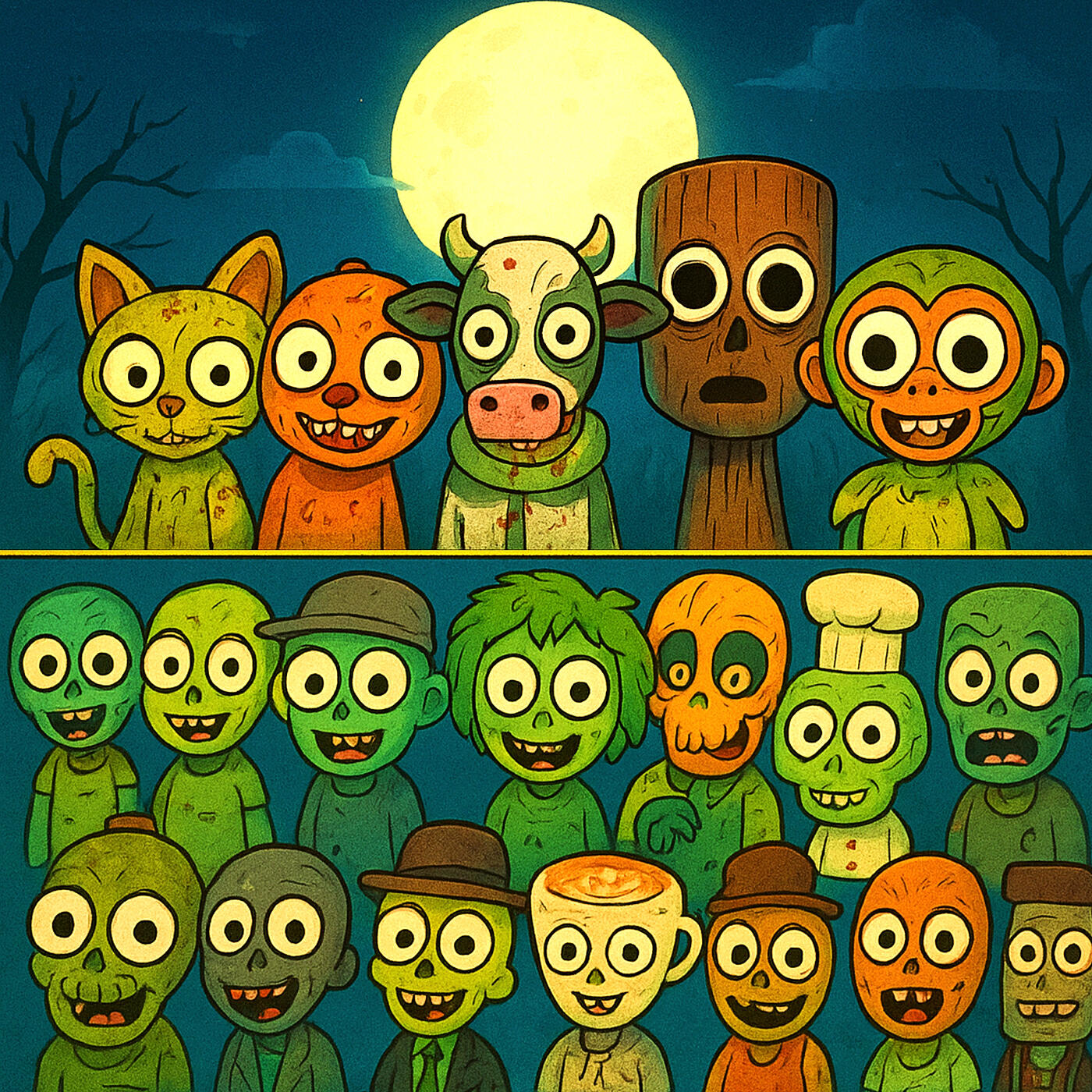 Релиз Happy Sprunki Brainrot Anomali Retro Phase 5