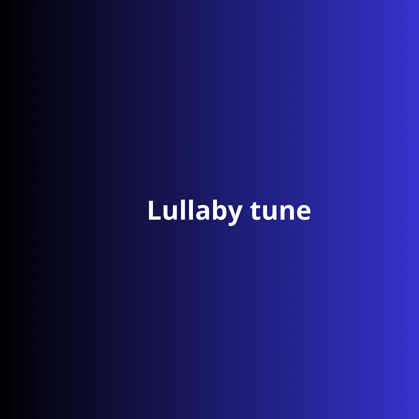 Релиз Lullaby Tune