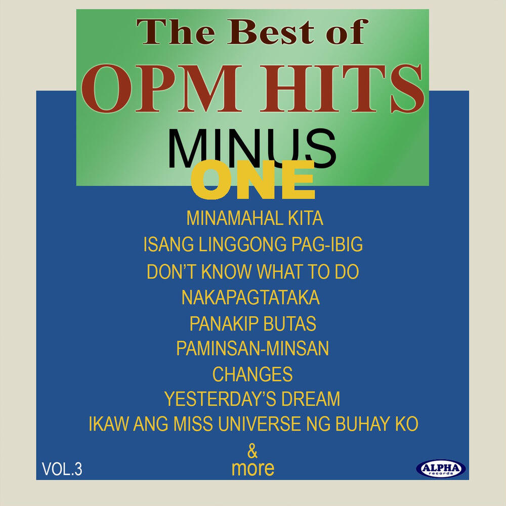 Релиз The Best Of OPM Hits, Vol. 3 (Minus One)