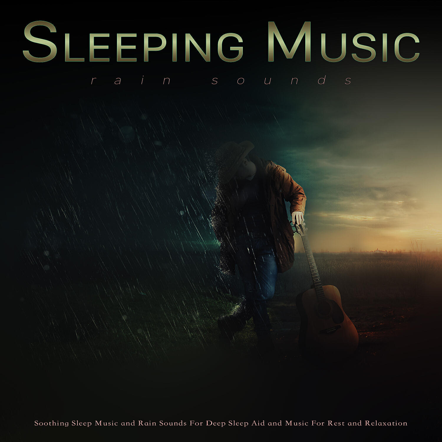 Постер альбома Sleeping Music: Soothing Sleep Music and Rain Sounds For Deep Sleep Aid and Music For Rest and Relaxation